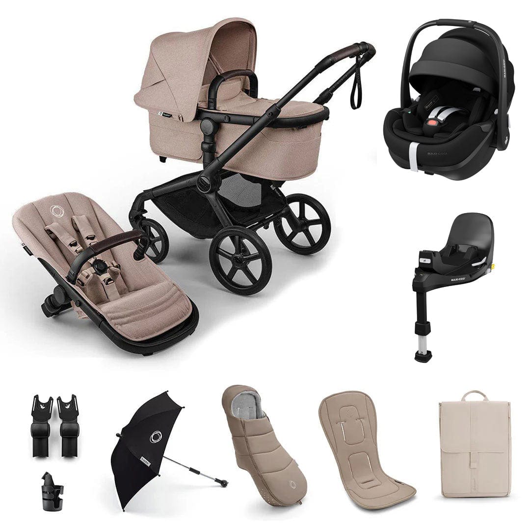 Bugaboo Fox 5 Renew Ultimate Maxi-Cosi Bundle in Desert Taupe Travel Systems 18794-ULT-PV2-TAU 8717447269588