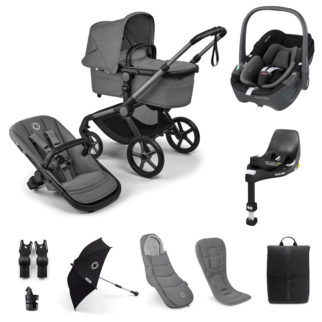 Bugaboo Fox 5 Renew Ultimate Maxi-Cosi Bundle in Moon Grey Travel Systems 18791-ULT-PEB-GRE 8717447391630