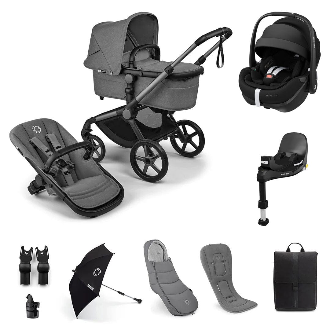 Bugaboo Fox 5 Renew Ultimate Maxi-Cosi Bundle in Moon Grey Travel Systems 18792-ULT-PV2-GRE 8717447391630