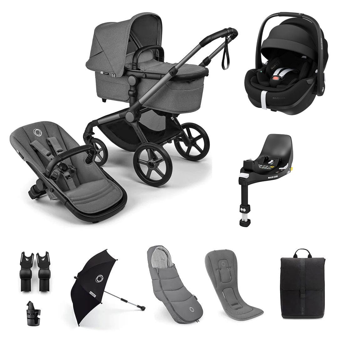 Bugaboo Fox 5 Renew Ultimate Maxi-Cosi Bundle in Moon Grey Travel Systems 18792-ULT-PV2-GRE 8717447391630