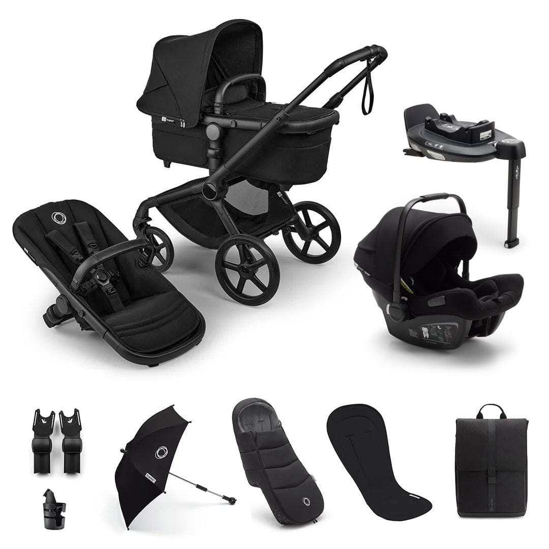 Bugaboo Fox 5 Renew Ultimate Newborn Bundle in Heritage Black Travel Systems 18783-ULT-NEW-BLK 8717447385516