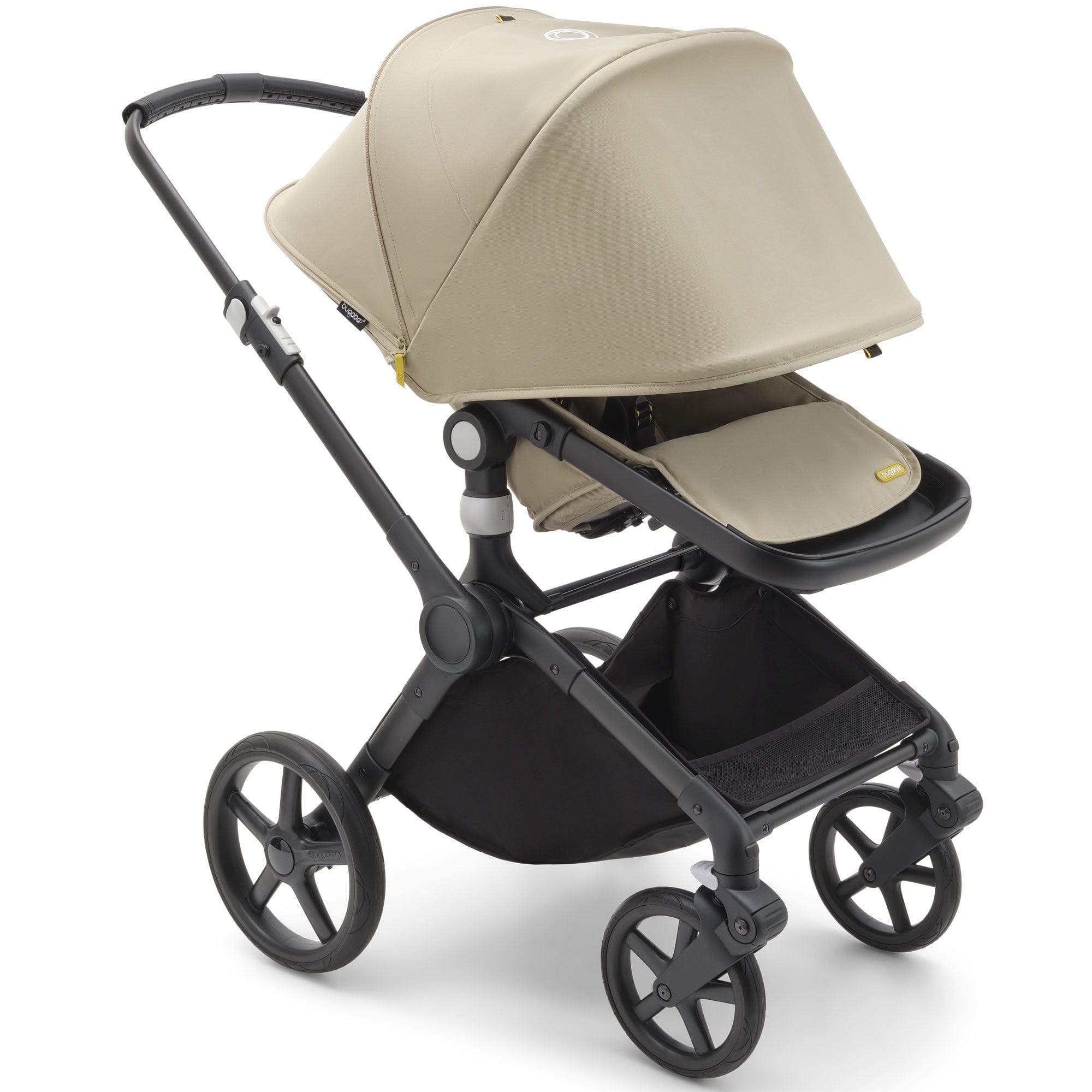 Bugaboo Fox Cub Cybex Travel System in Black/Desert Beige Travel Systems