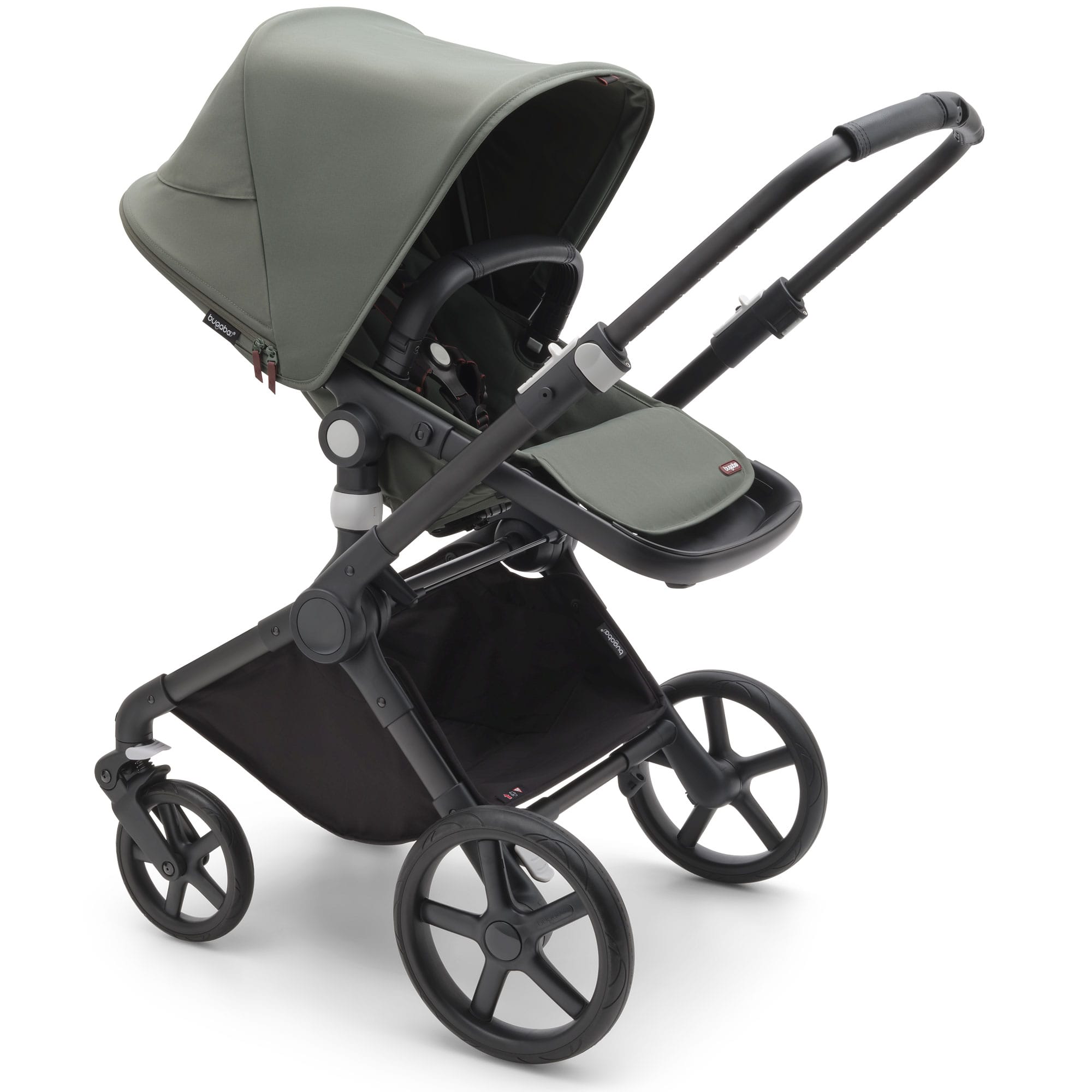 Bugaboo Fox Cub Ultimate Newborn Bundle in Black/Forest Green Travel Systems 20355-FXCB-ULT-3 8717447406891
