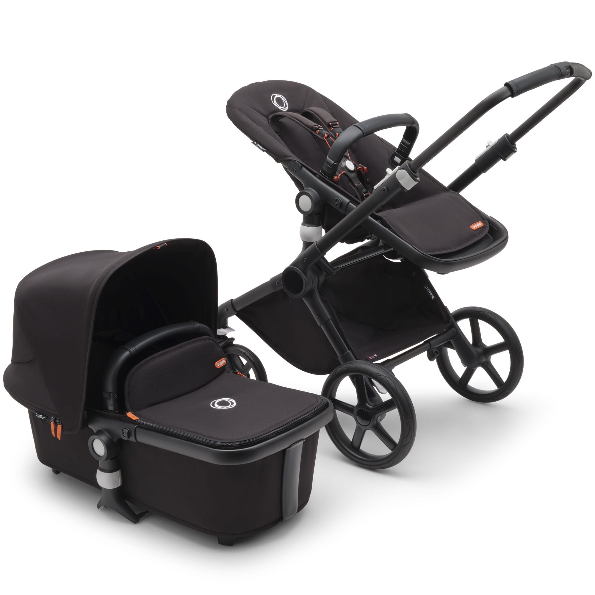 Bugaboo Fox Cub Ultimate Newborn Bundle in Black/Midnight Black Travel Systems 20355-FXCB-ULT-2 8717447435648