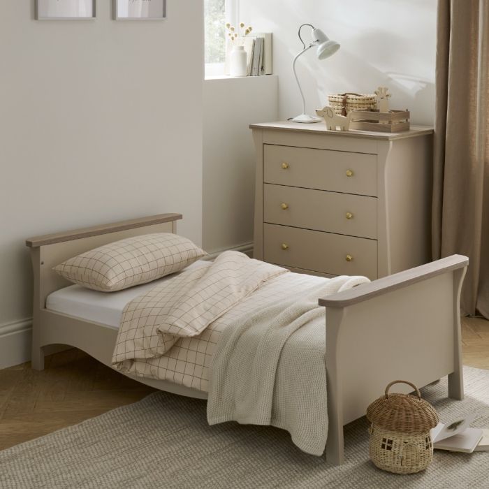 CuddleCo Clara Toddler Bed in Cashmere/Ash