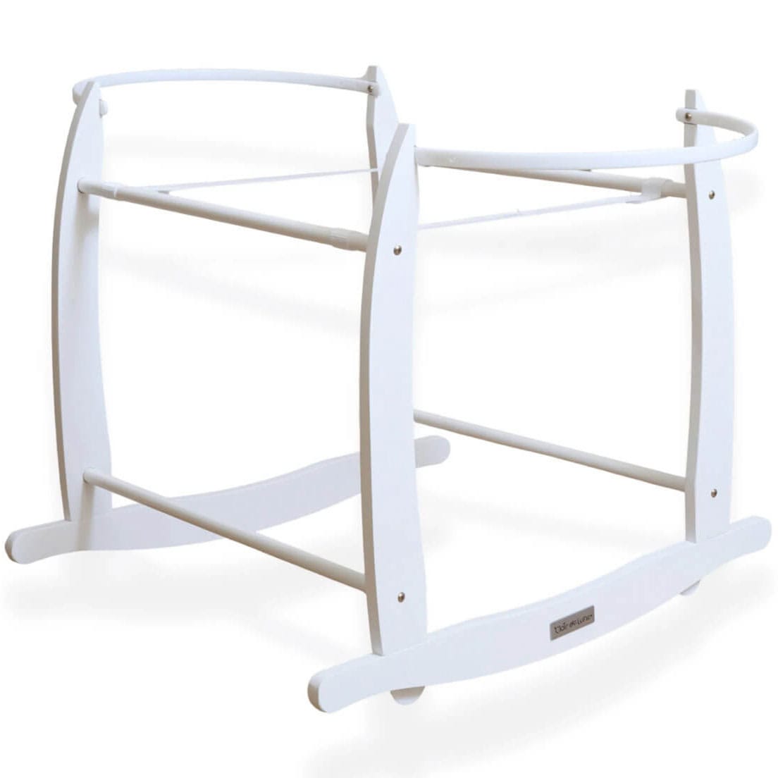 Clair de Lune Deluxe Rocking Moses Stand White Moses Baskets & Stands CL4281W 5033775149907
