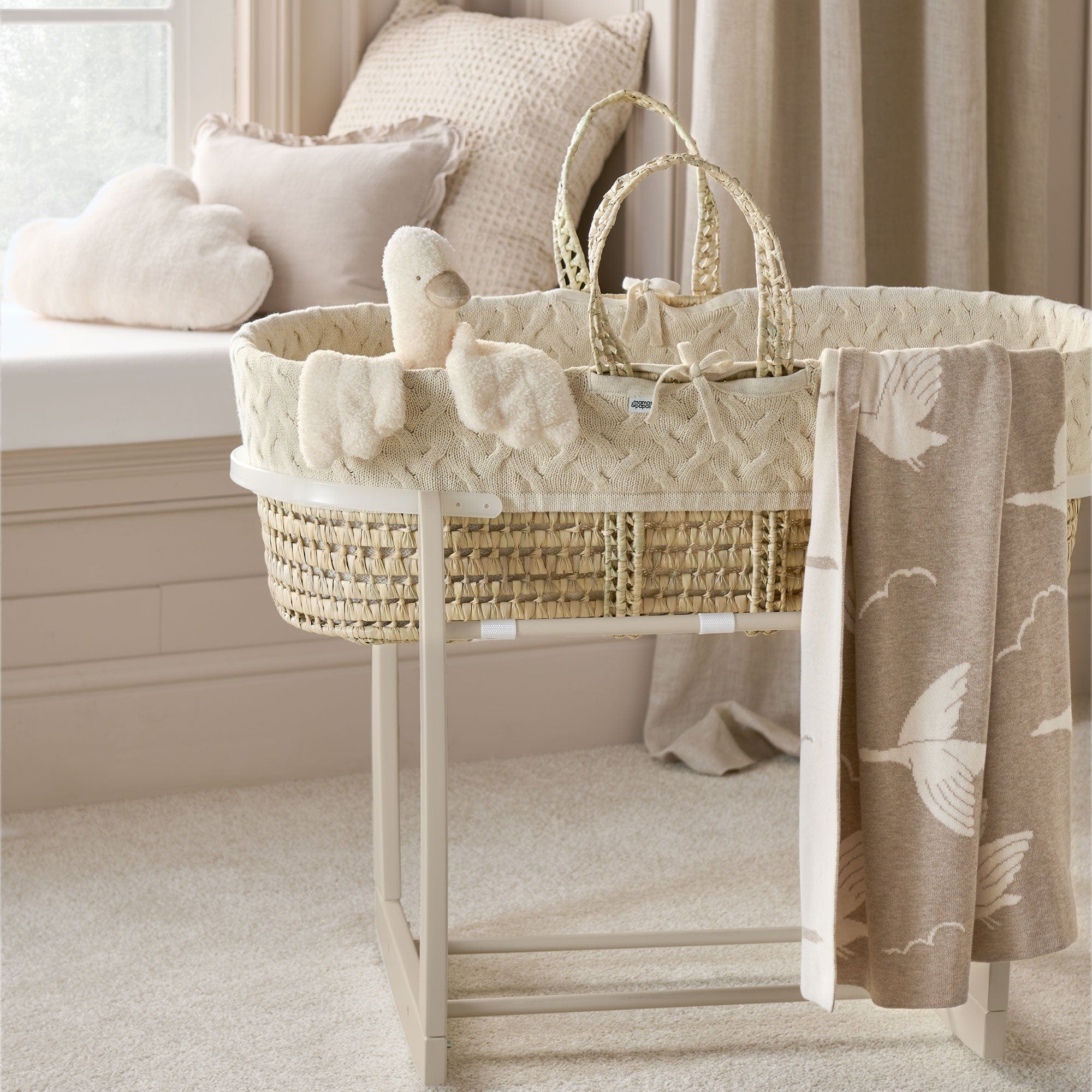 Clair De Double Moses Basket For Twins Twin Moses Basket Twin