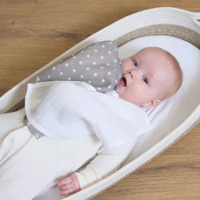 Clair de Lune 6 Pack Muslin Squares - 30 x 30 cm Muslins & Swaddling CL6628WE 5033775012256