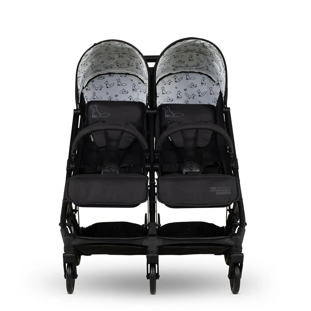 Cosatto Yo! Double Stroller Foxed Double & Twin Prams CT6024 5021645074596
