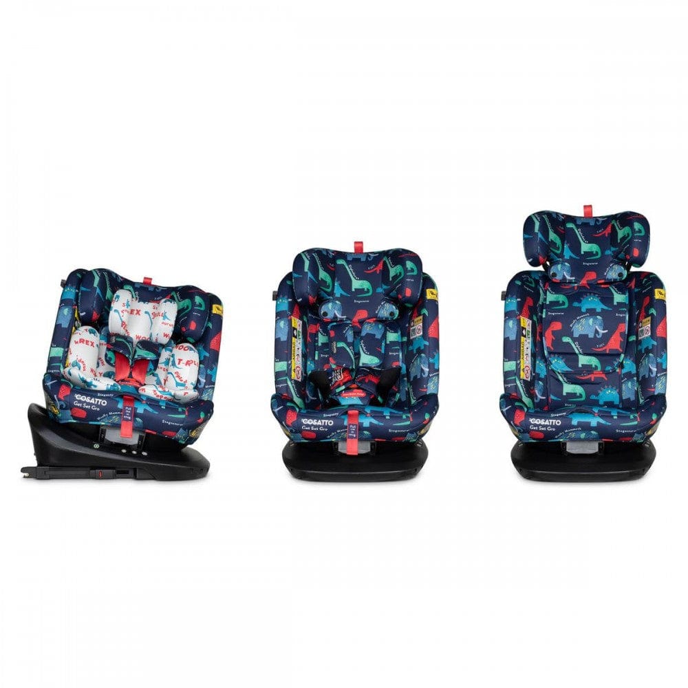 Cosatto Get Set Gro i-Size 360 Car Seat in D is For Dino Toddler Car Seats CT5829 5021645072646