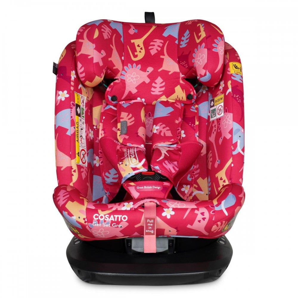Cosatto Get Set Gro i-Size 360 Car Seat in Dino Delite Toddler Car Seats CT5885 5021645073209