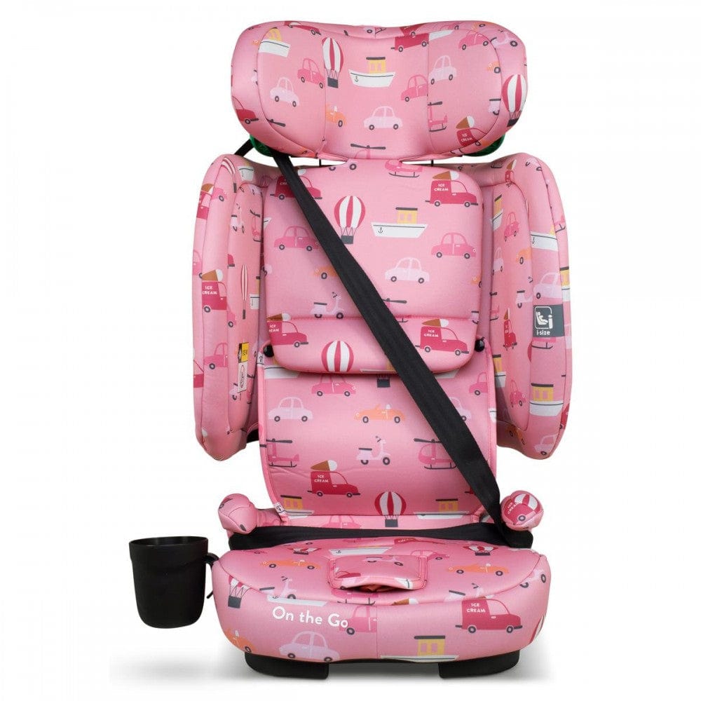 Cosatto On The Go i-Size Travel Car Seat Itchy Feet Rosy Toddler Car Seats CT5923 5021645073582