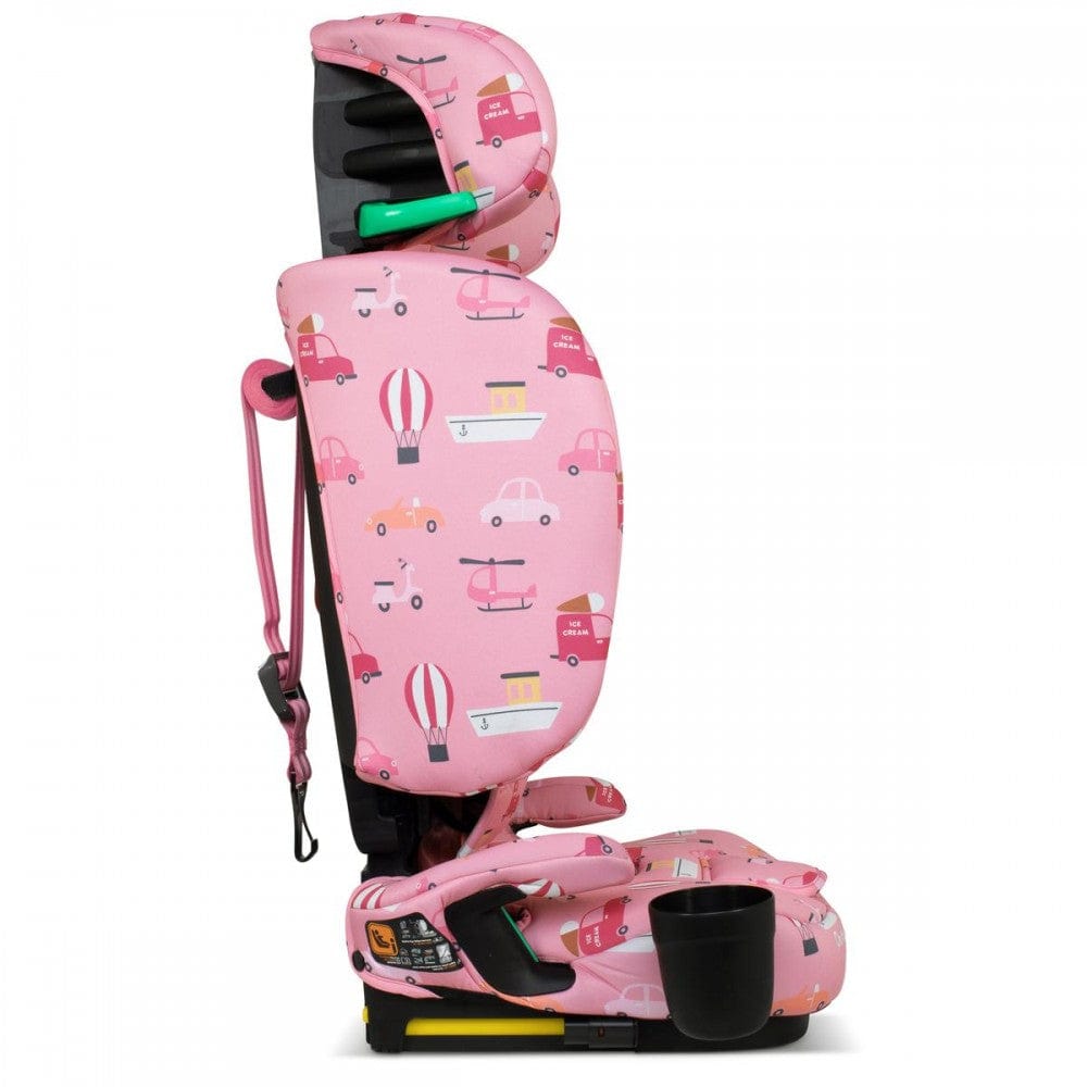 Cosatto On The Go i-Size Travel Car Seat Itchy Feet Rosy Toddler Car Seats CT5923 5021645073582