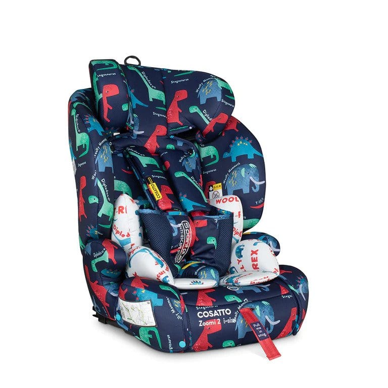Cosatto Zoomi 2 i-Size Group 123 Car Seat in D Is For Dino Toddler Car Seats CT5634