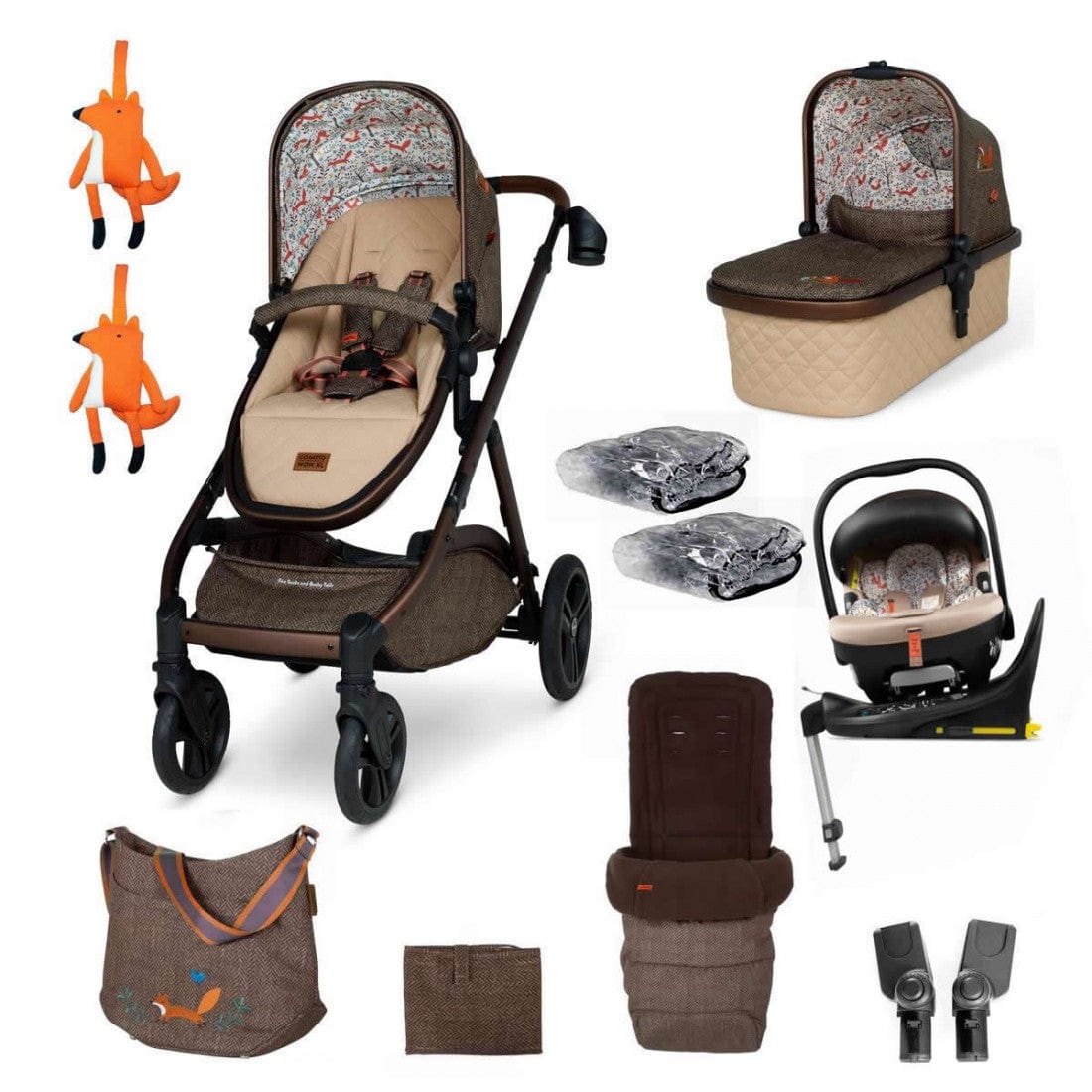 Cosatto Wow XL Rotating Everything Bundle Foxford Hall Travel Systems CT5986 5021645074213