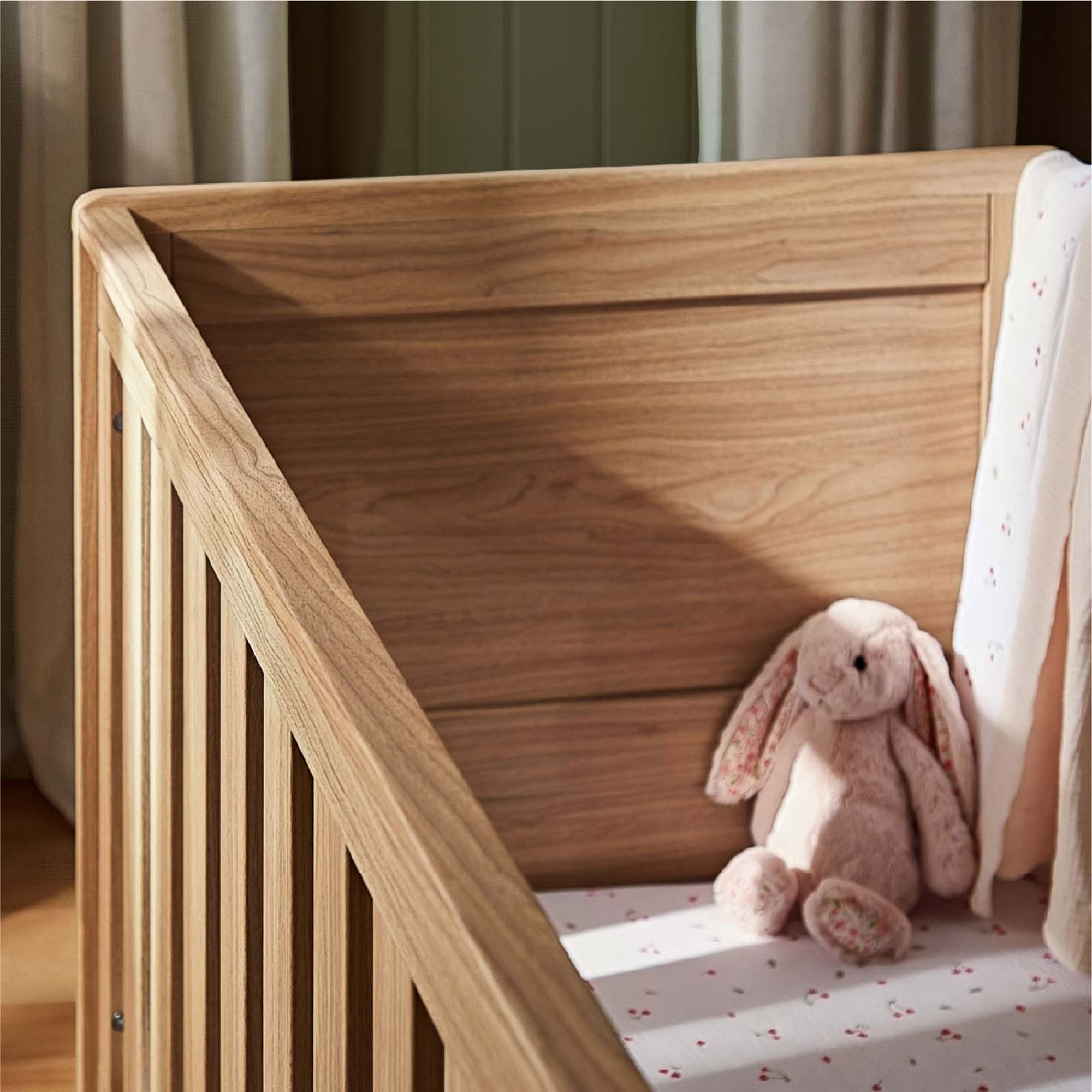 CuddleCo Burford Cotbed in Oak Cribs