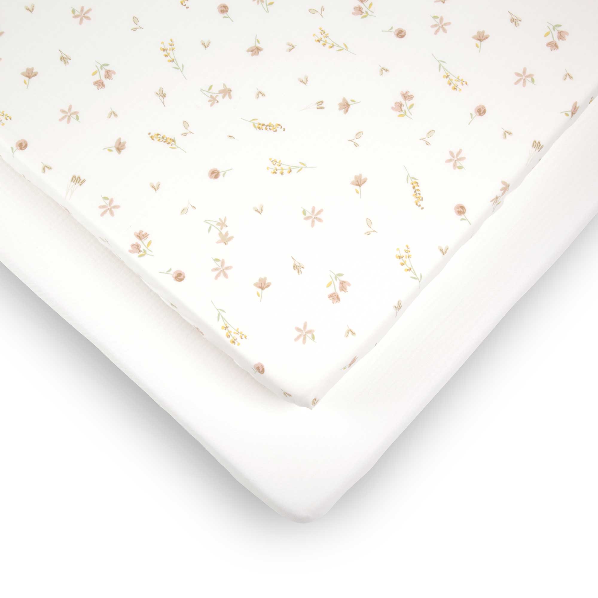 CuddleCo 4pc Cot Bed Bedding Set in Cashmere Meadow nursery bedding sets BED/CUD/154480