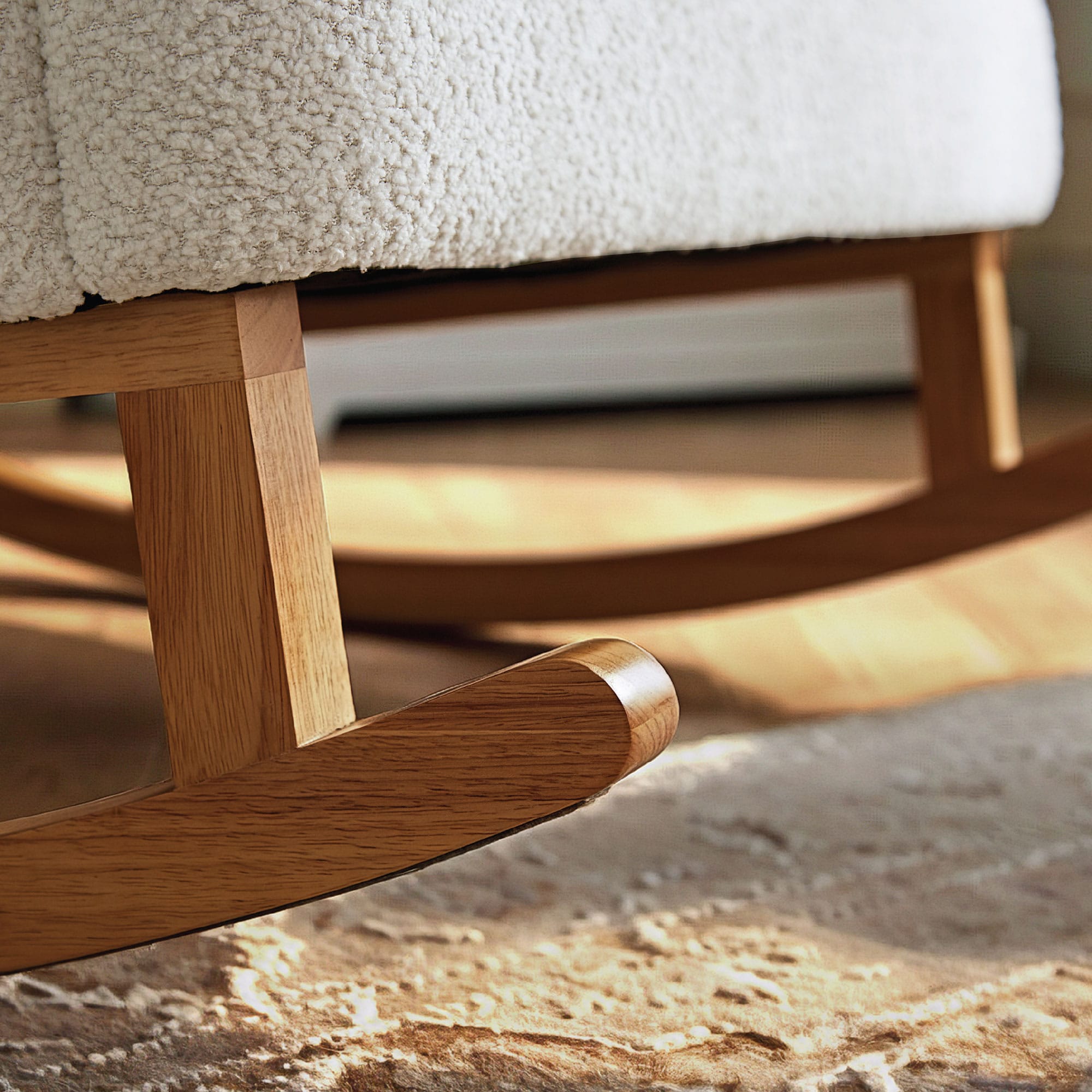 CuddleCo Etta Cuddle Chair in Boucle Mushroom Nursing Chairs