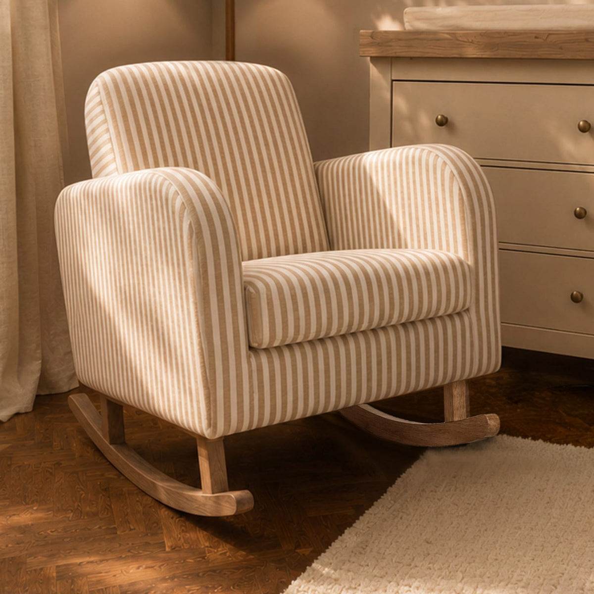 CuddleCo Etta Nursing Chair in Beach Stripe Nursing Chairs