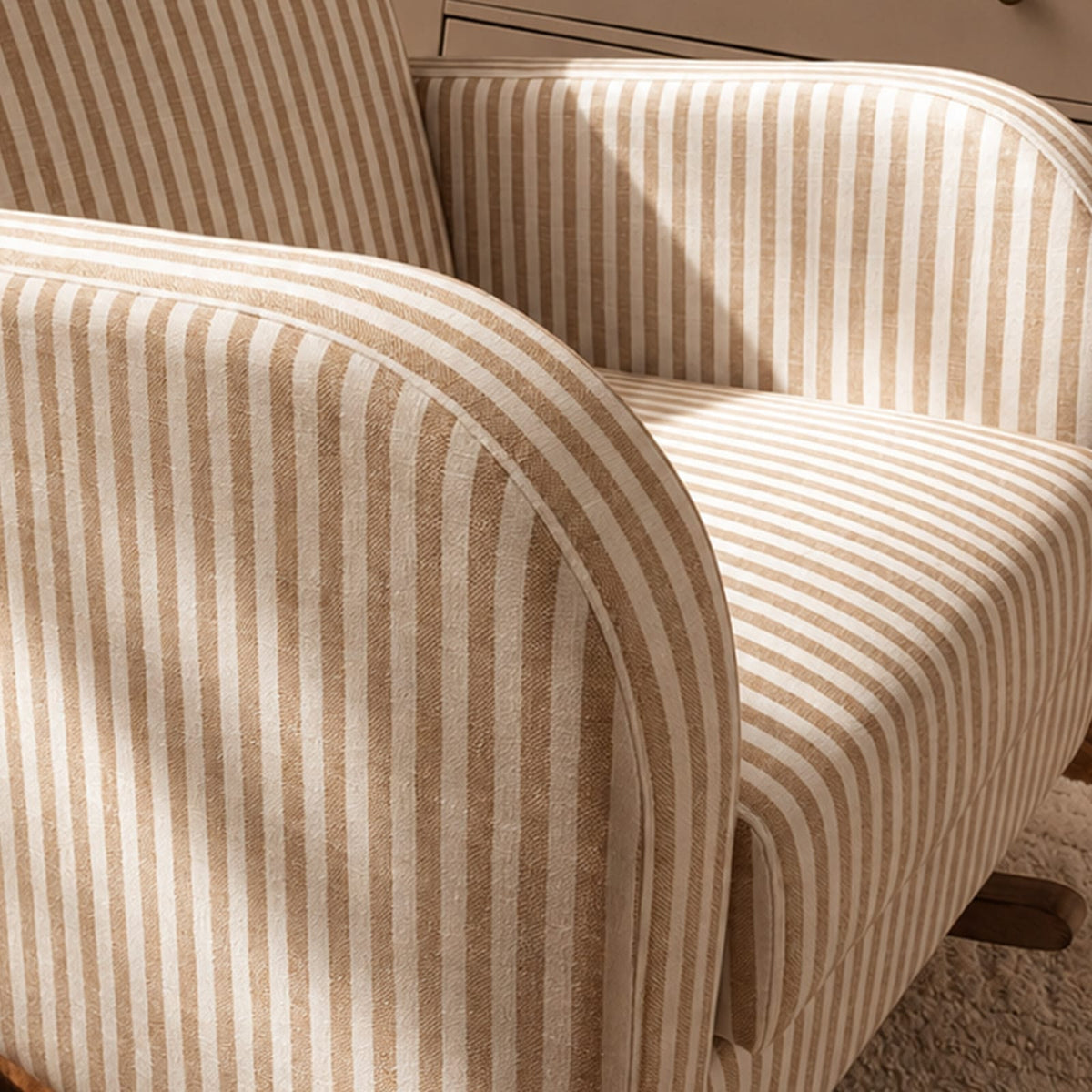 CuddleCo Etta Nursing Chair in Beach Stripe Nursing Chairs