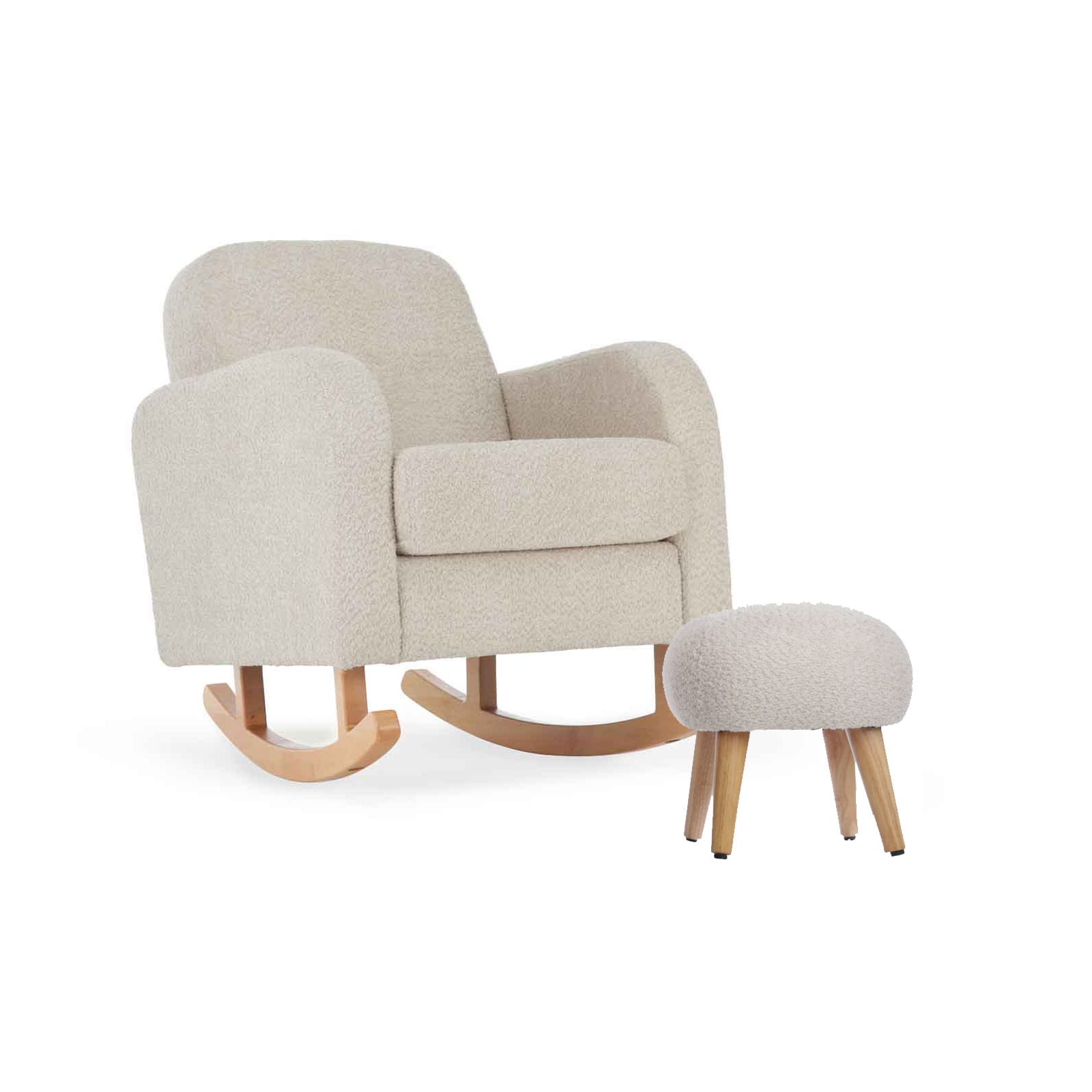 CuddleCo Etta Nursing Chair in Boucle Mushroom Nursing Chairs FRN/CUD/156293 5060971156293