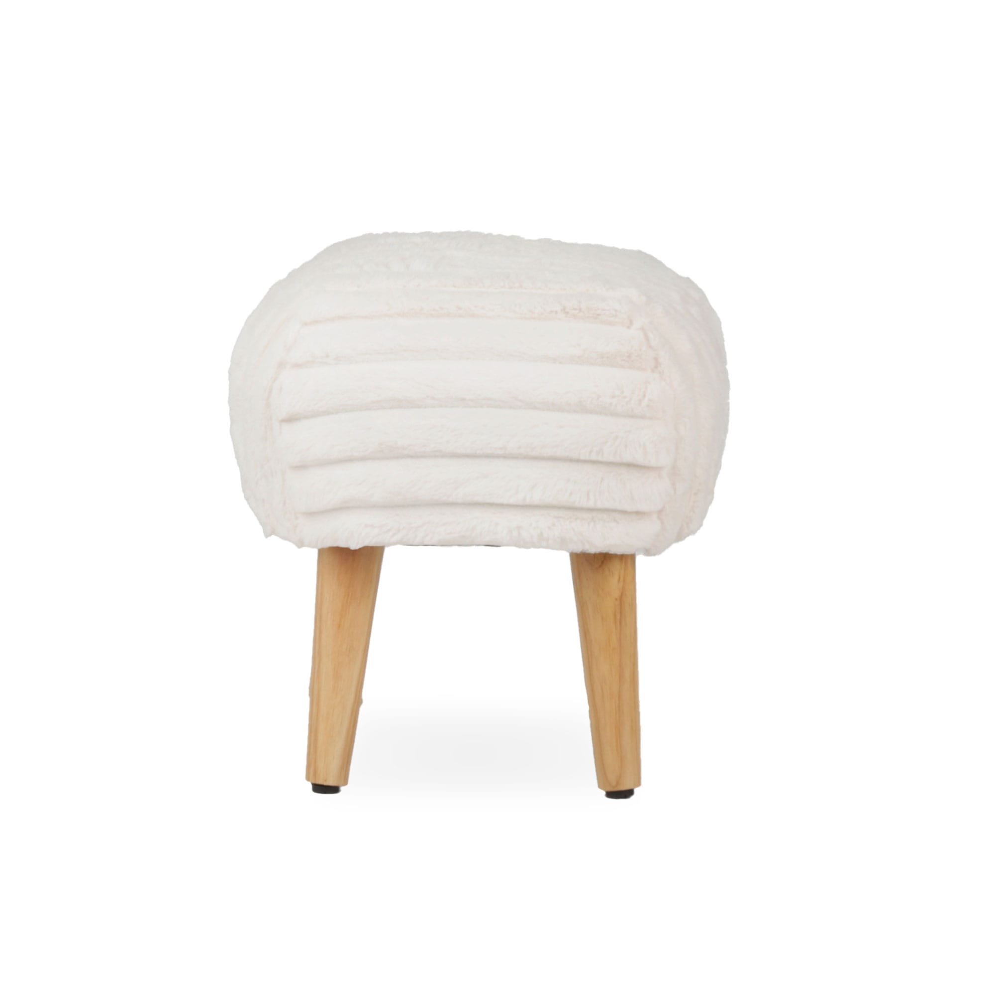 CuddleCo Etta Nursing Chair in Faux Fur Cream Nursing Chairs