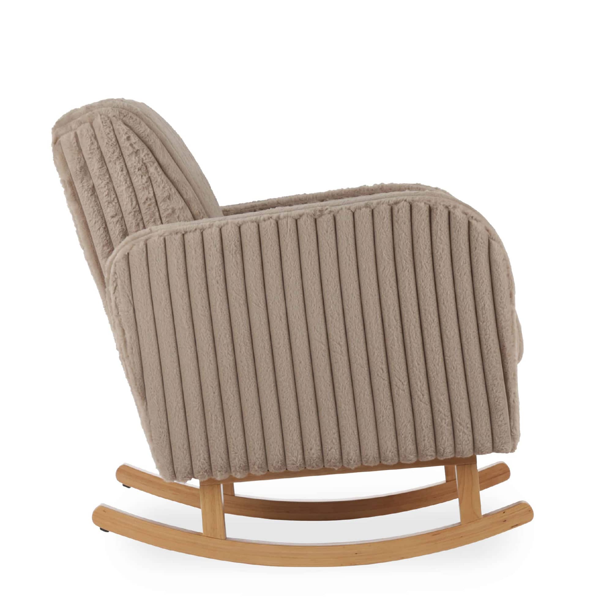 CuddleCo Etta Nursing Chair in Faux Fur Mink Nursing Chairs