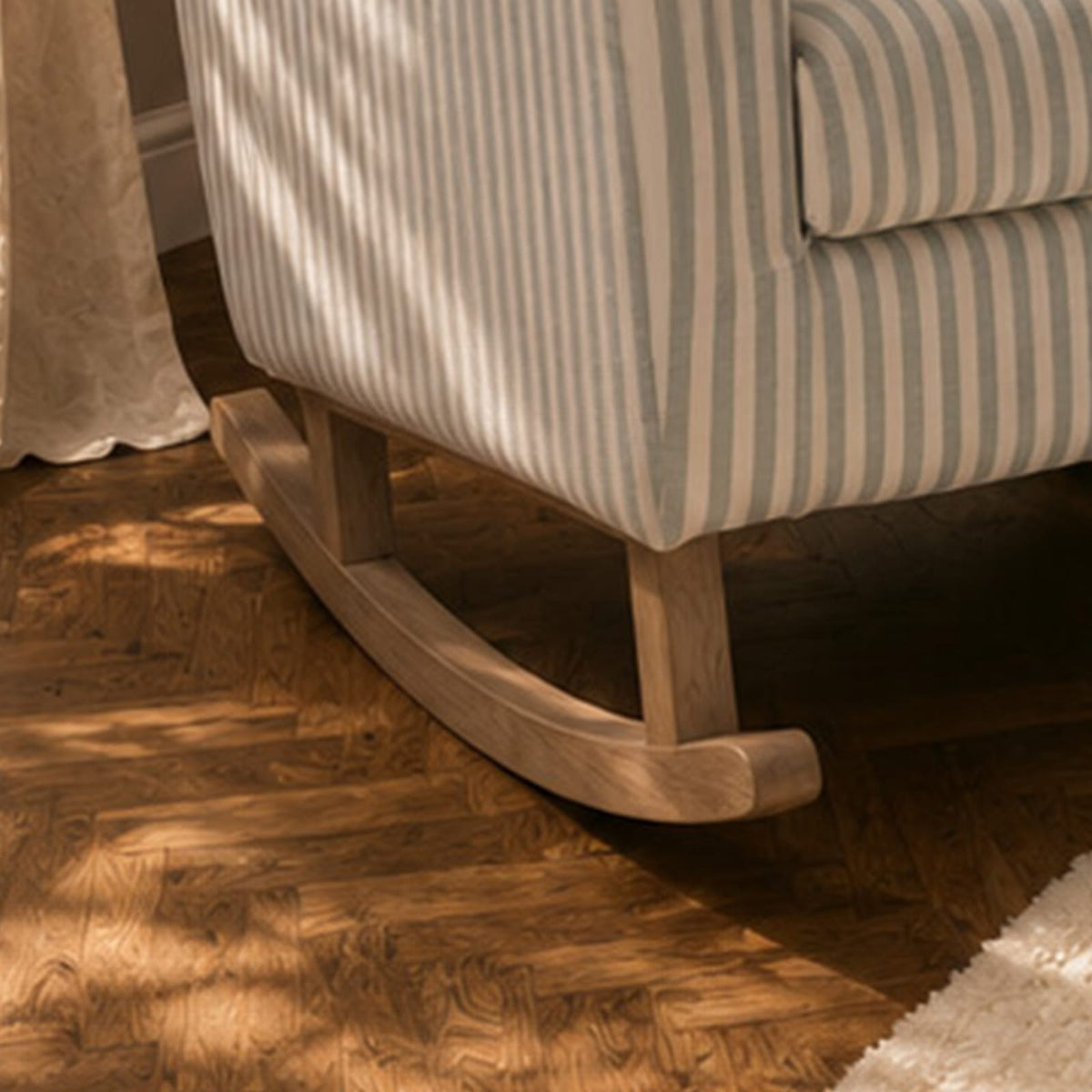 CuddleCo Etta Nursing Chair in Sea Salt Stripe Nursing Chairs