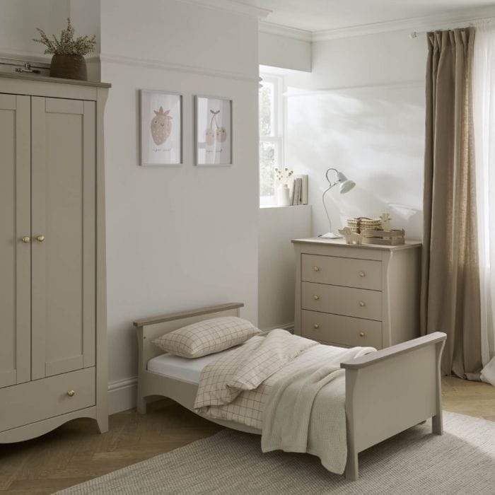 CuddleCo Clara Toddler Bed in Cashmere/Ash Toddler Beds
