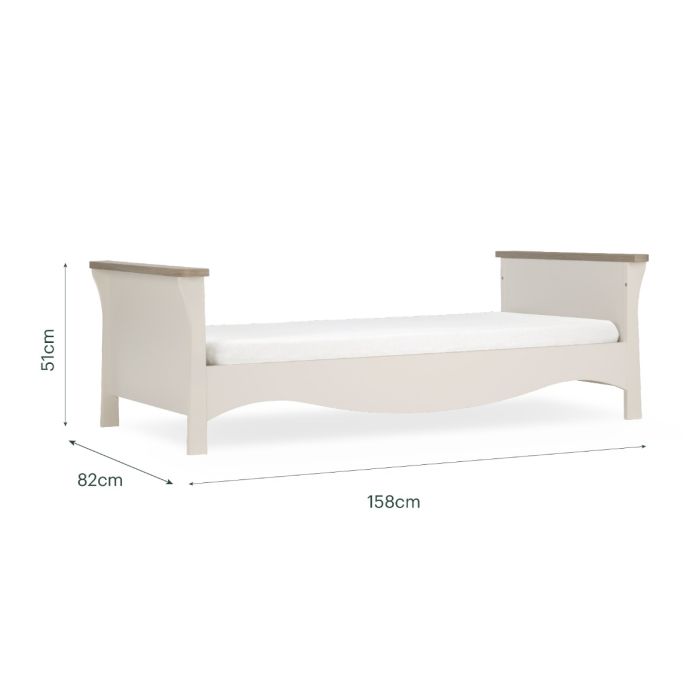 CuddleCo Clara Toddler Bed in Cashmere/Ash Toddler Beds