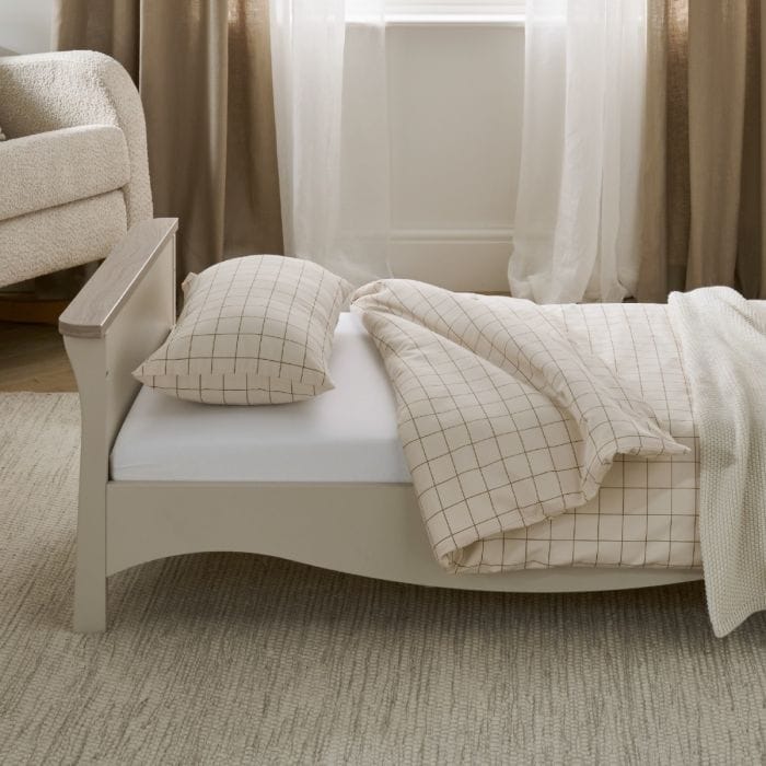 CuddleCo Clara Toddler Bed in Cashmere/Ash Toddler Beds