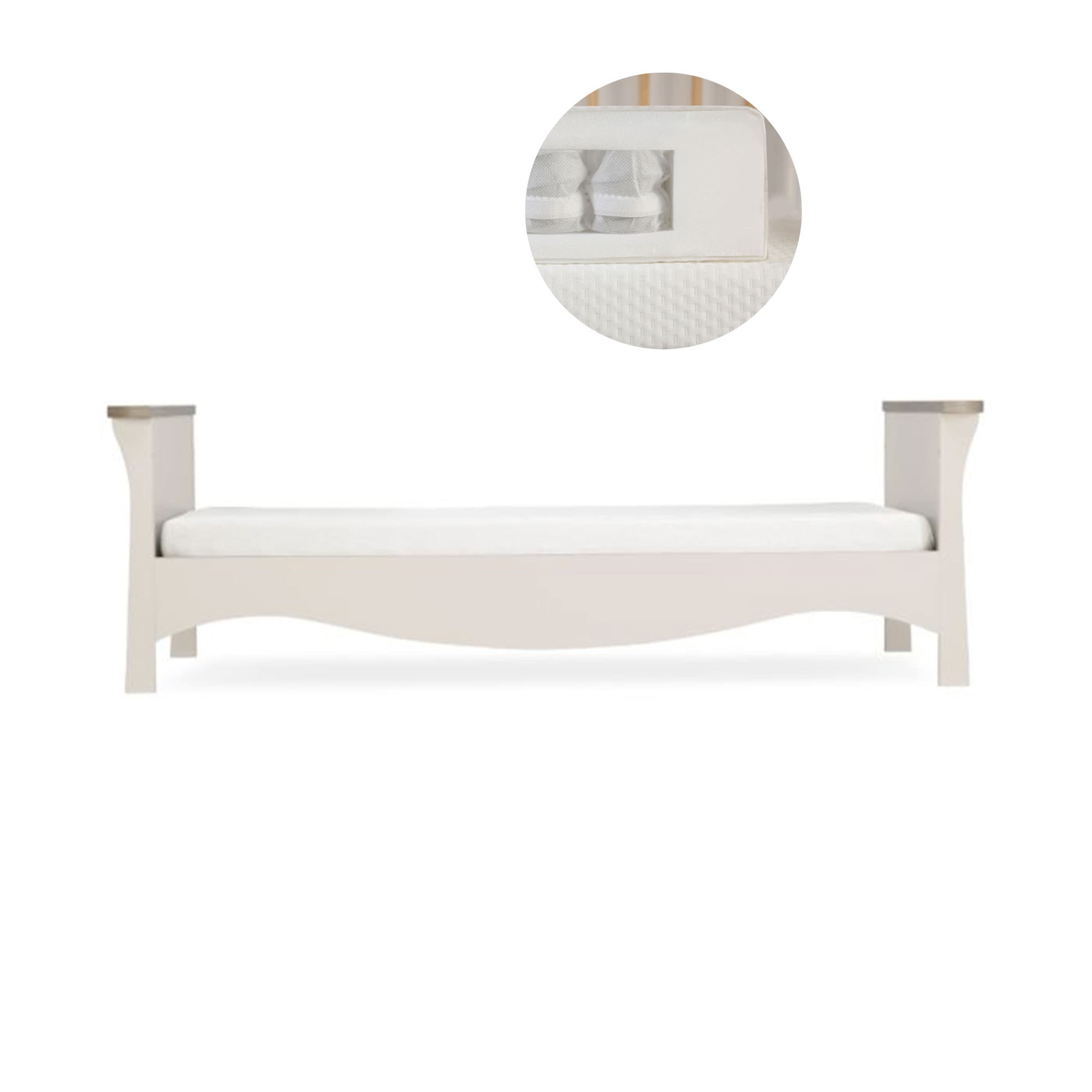 CuddleCo Clara Toddler Bed in Cashmere/Ash Toddler Beds FRN/CUD/155203/PS 5060971155203