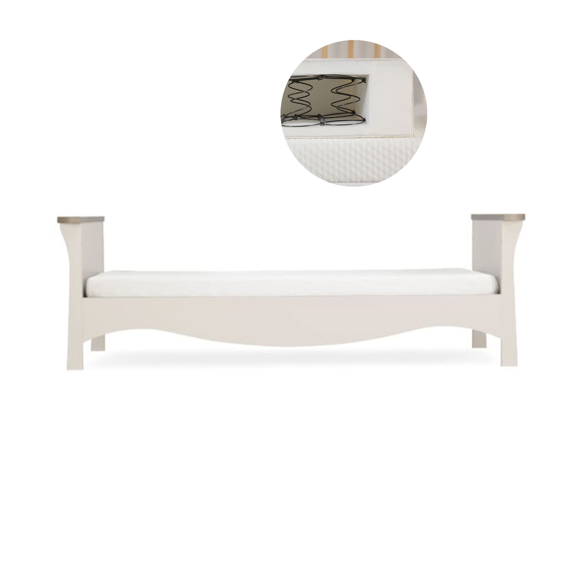 CuddleCo Clara Toddler Bed in Cashmere/Ash Toddler Beds FRN/CUD/155203/SM 5060971155203