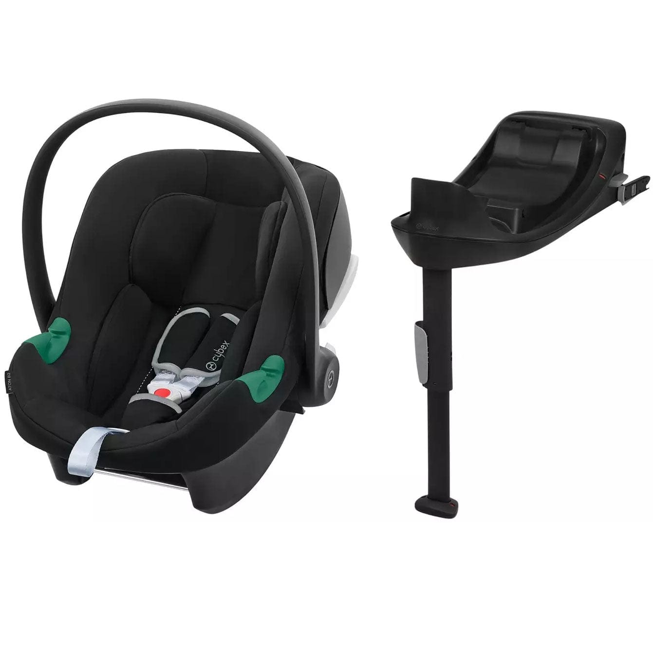 Cybex Aton B2 i-Size Car Seat in Volcano Black Baby Car Seats 521004871 4063486032640