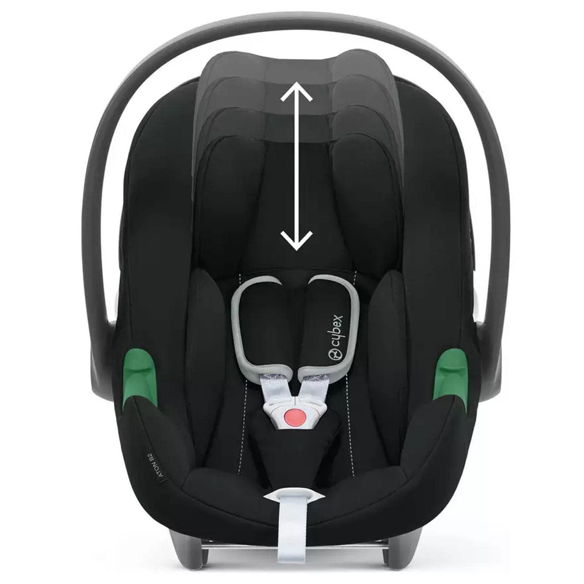 Cybex Aton B2 i-Size Car Seat in Volcano Black - Main Image