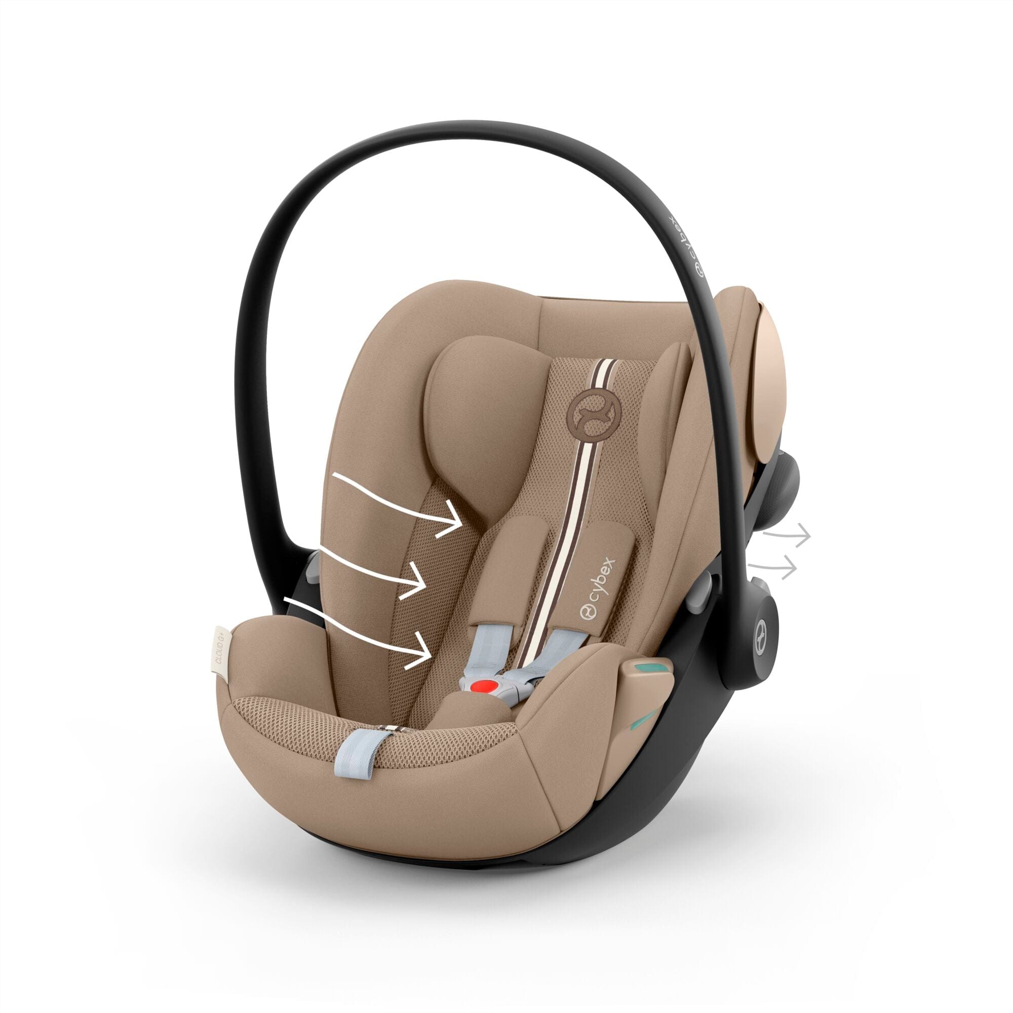 Cybex Cloud G i-Size PLUS Car Seat in Almond Beige Baby Car Seats