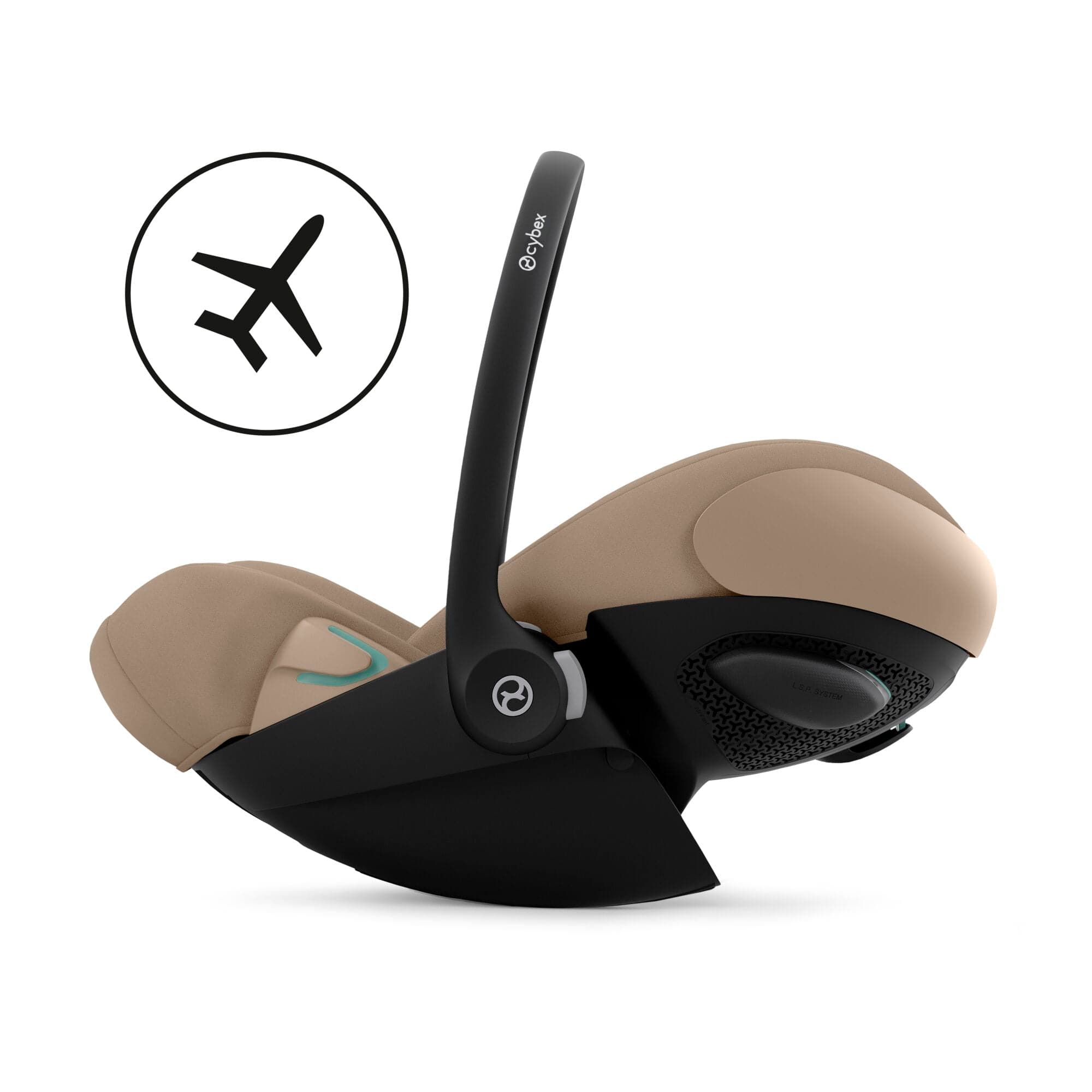 Cybex Cloud G i-Size PLUS Car Seat in Almond Beige Baby Car Seats