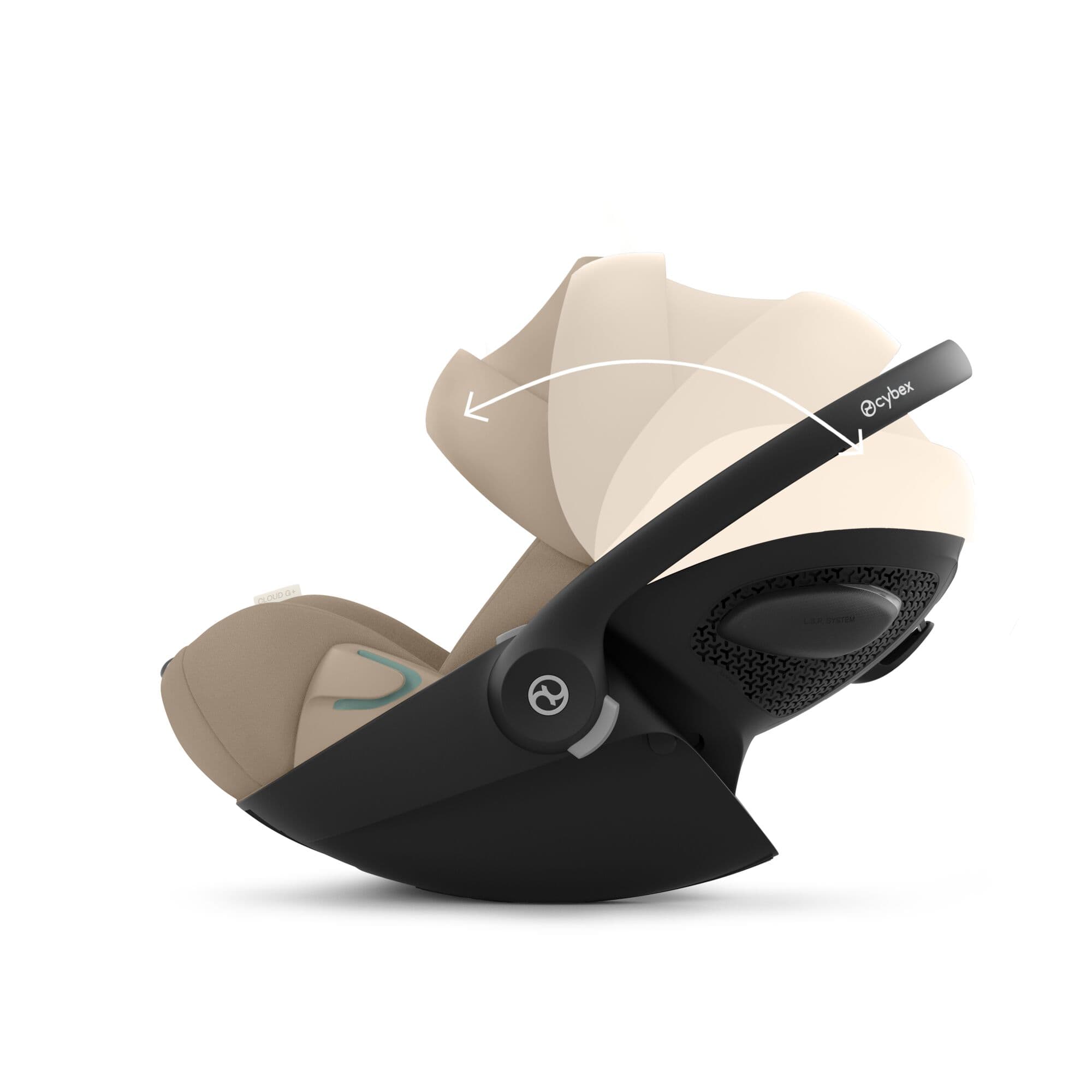 Cybex Cloud G i-Size PLUS Car Seat in Almond Beige Baby Car Seats 524001391 4063846478941
