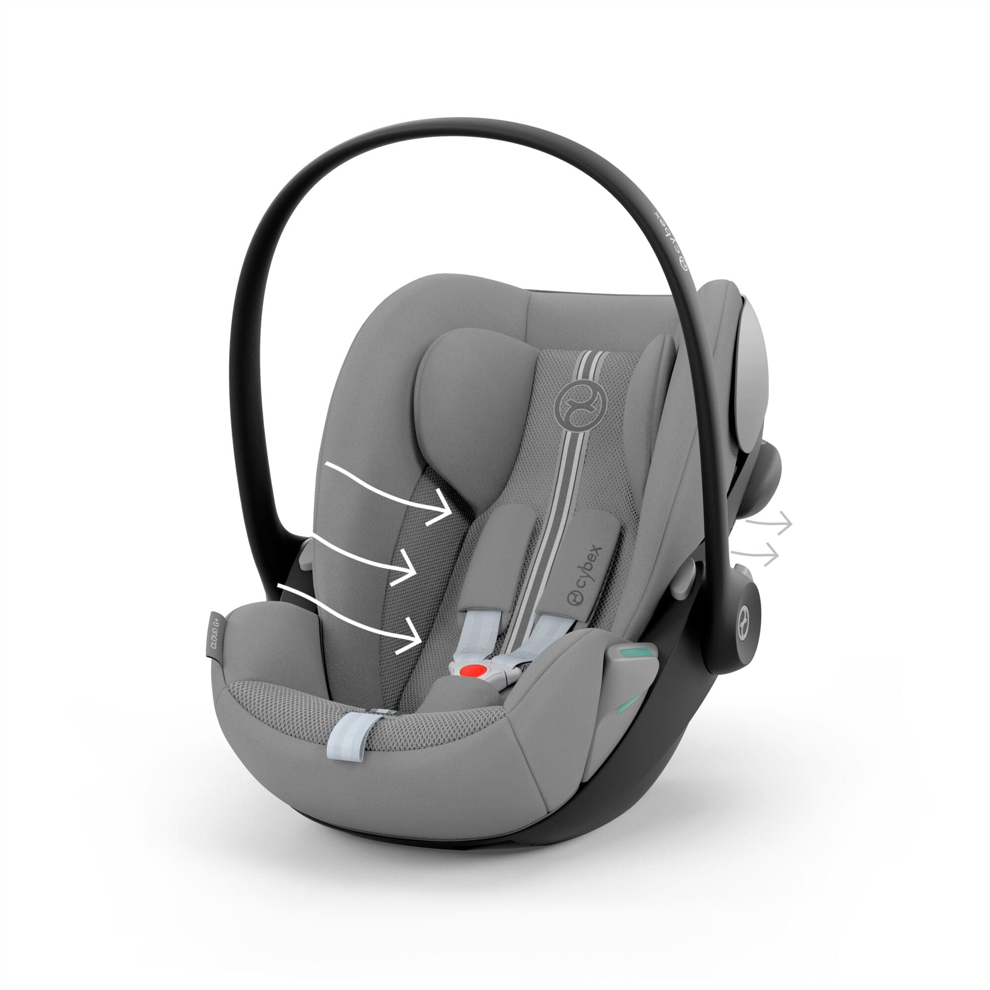 Cybex Cloud G i-Size PLUS Car Seat in Stone Grey Baby Car Seats