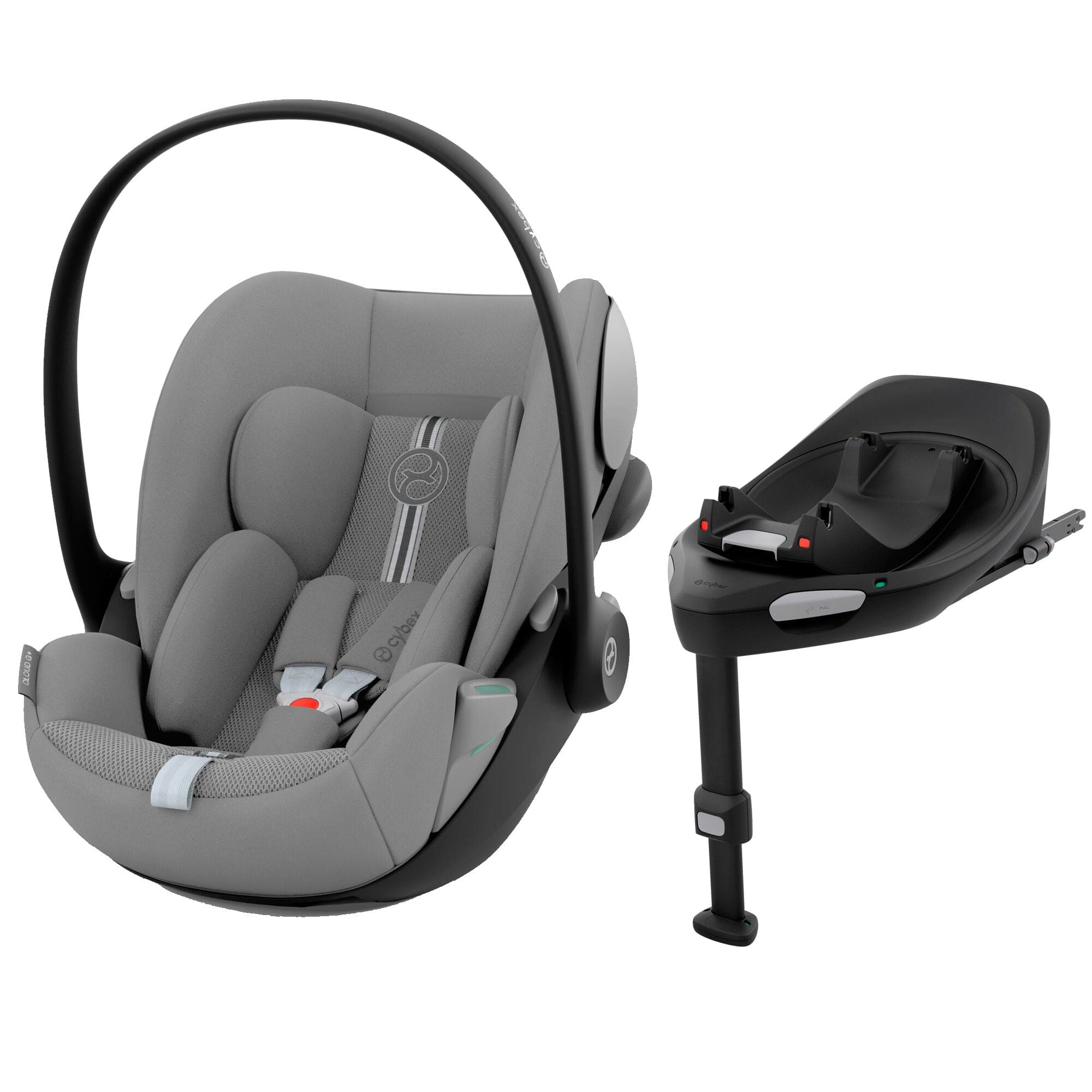 Cybex Cloud G i-Size PLUS Car Seat in Stone Grey Baby Car Seats 524001383-1 4063846478781