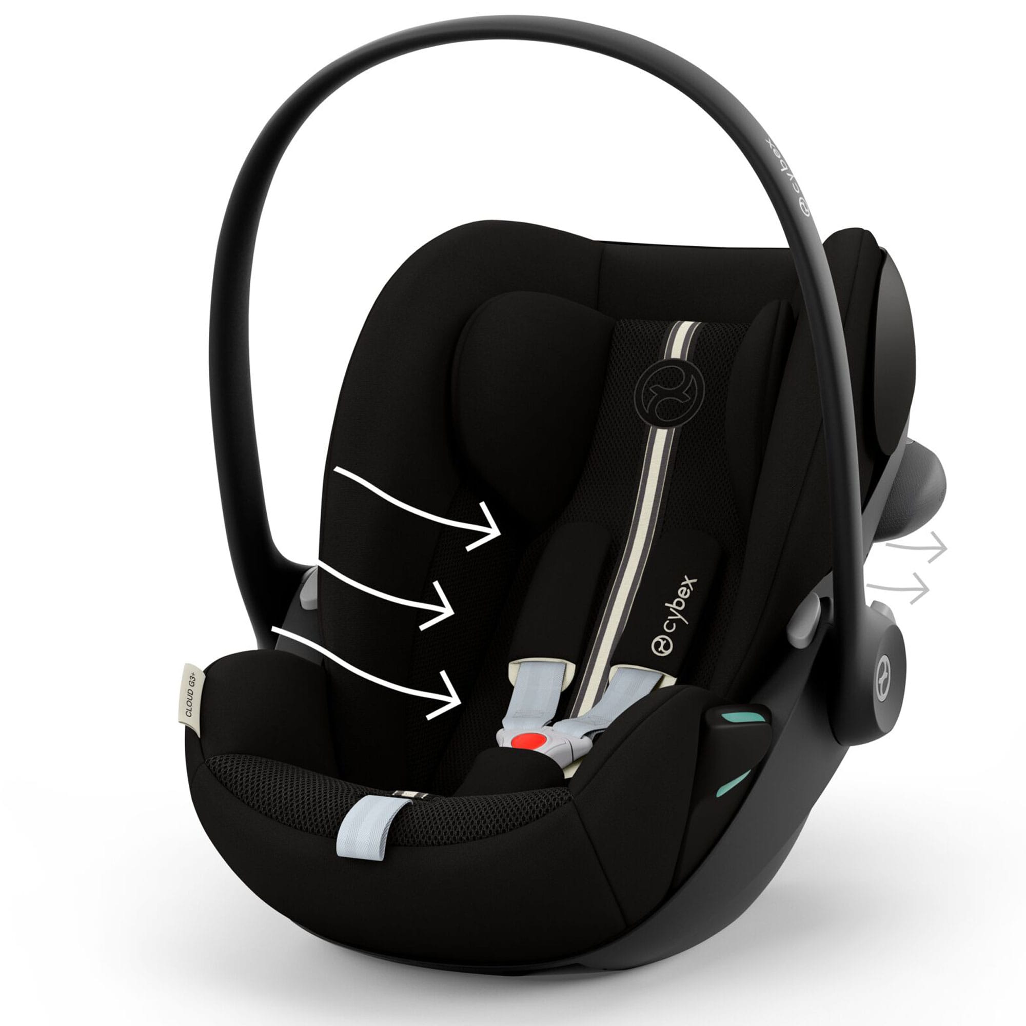 Cybex Cloud G3 Plus i-Size Car Seat in Moon Black Baby Car Seats