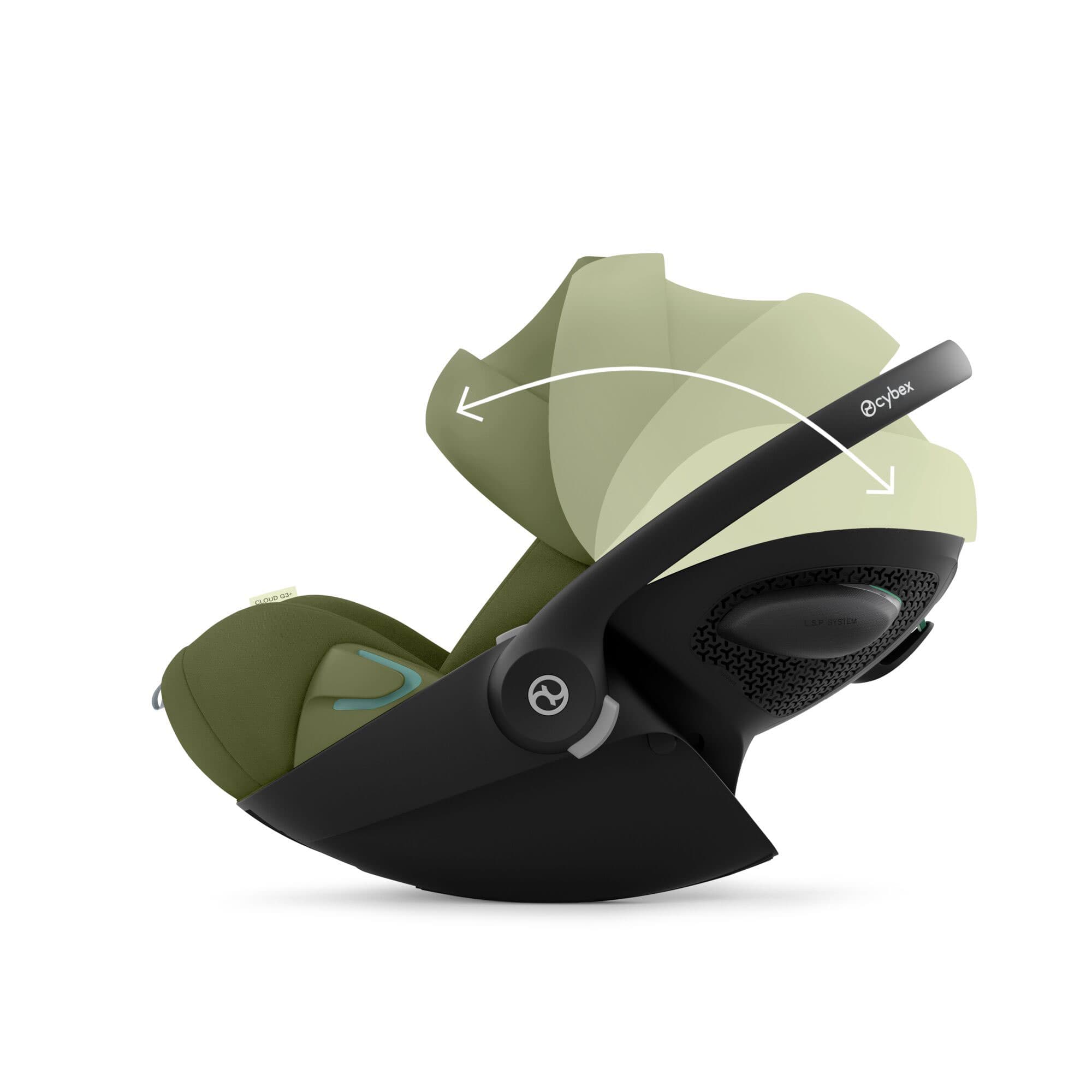Cybex Cloud G3 Plus i-Size Car Seat in Moss Green Baby Car Seats