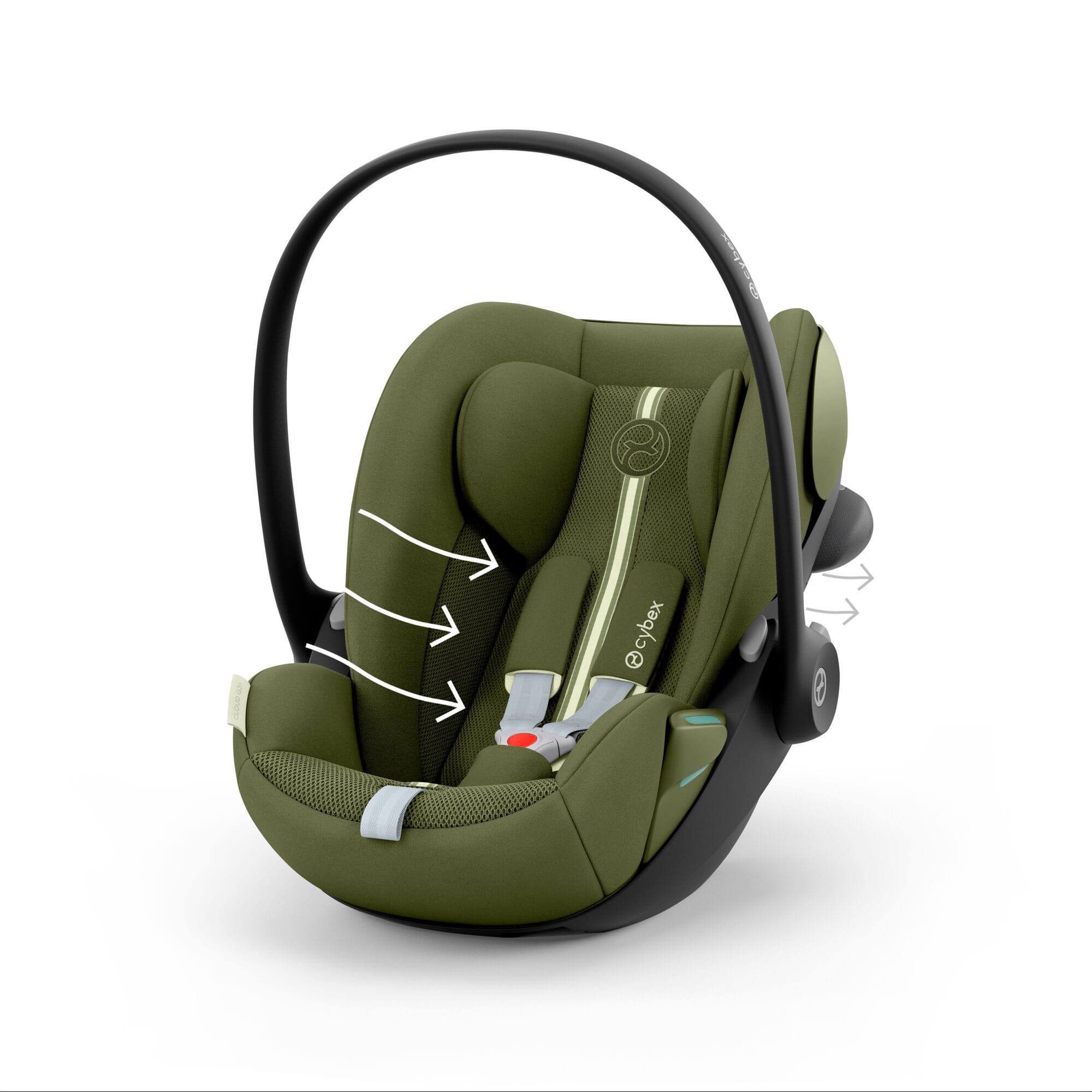 Cybex Cloud G3 Plus i-Size Car Seat in Moss Green Baby Car Seats