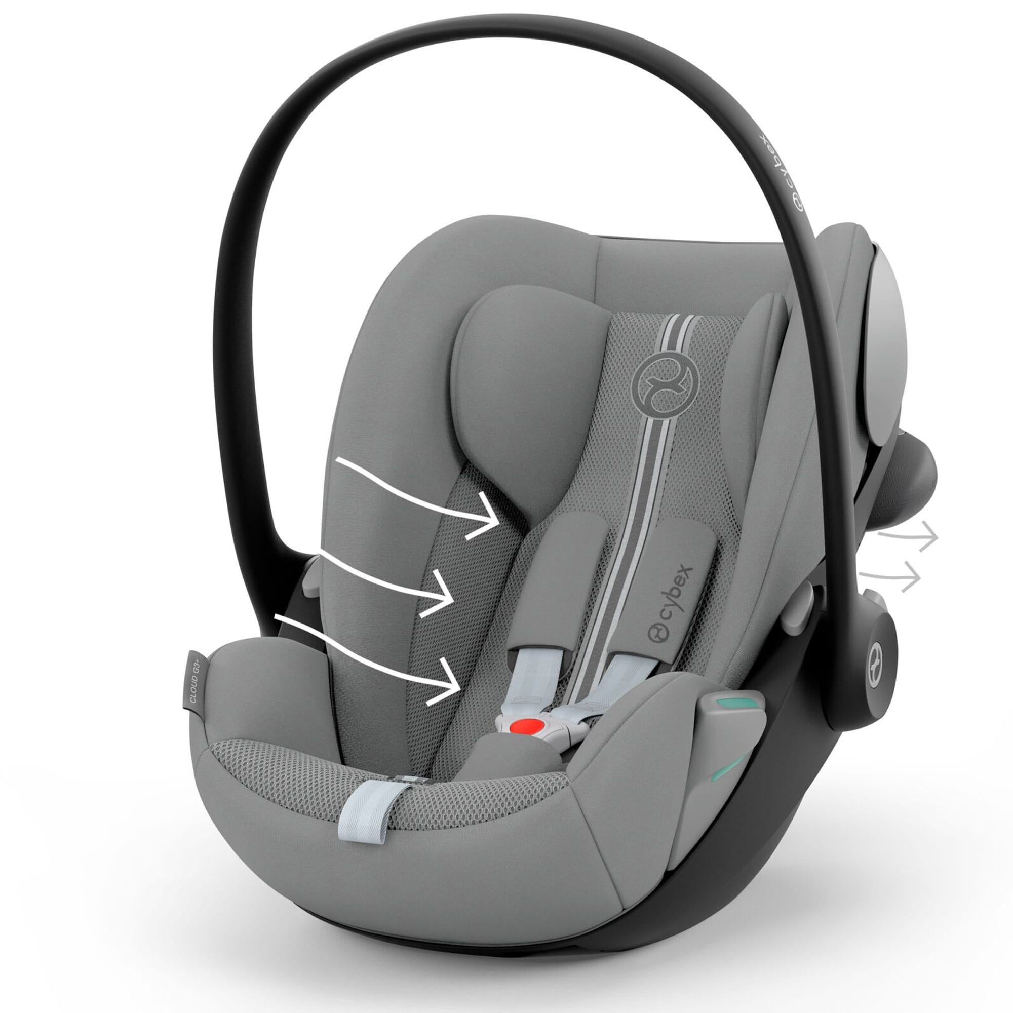 Cybex Cloud G3 Plus i-Size Car Seat in Stone Grey Baby Car Seats