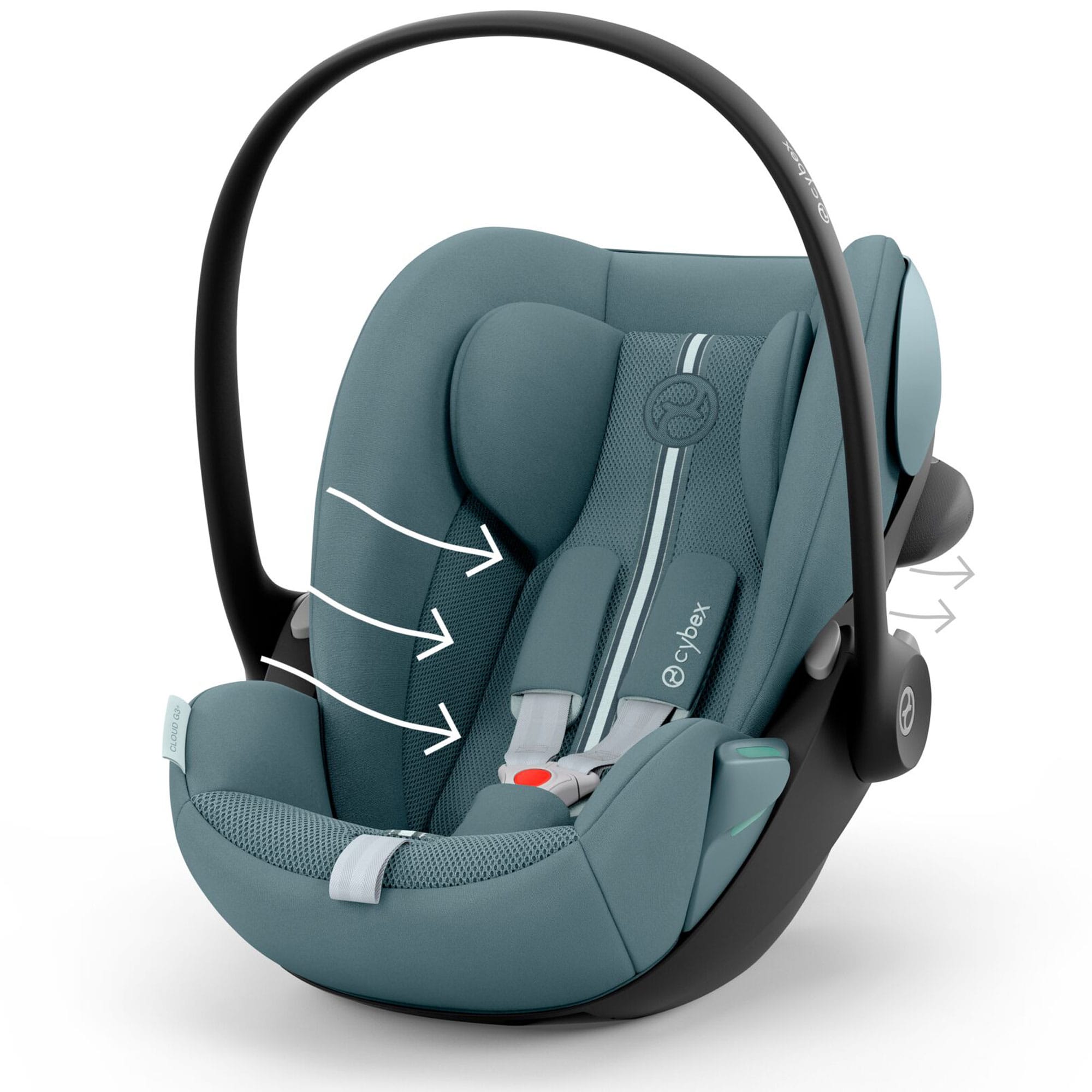 Cybex Cloud G3 Plus i-Size Car Seat in Stormy Blue Baby Car Seats