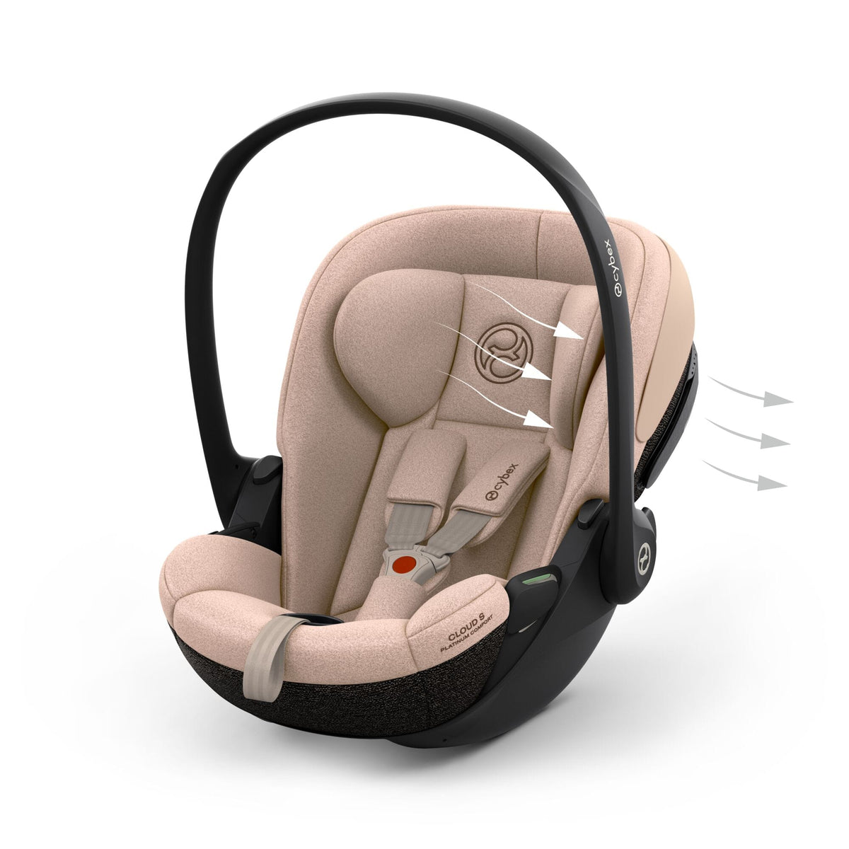 Cybex Cloud S Car Seat in Cozy Beige Baby Car Seats
