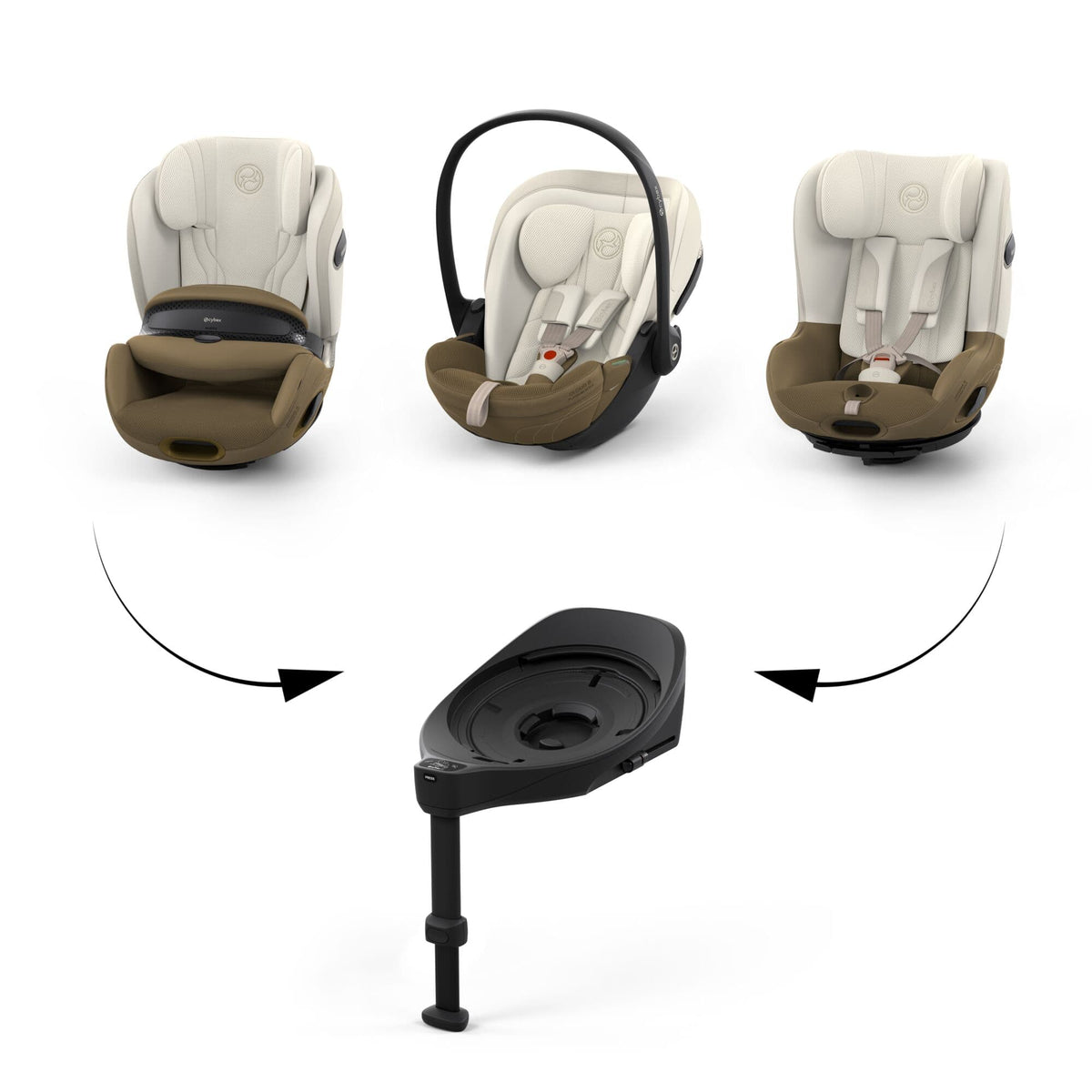 Cybex Cloud S Style Car Seat in Jade Green Baby Car Seats