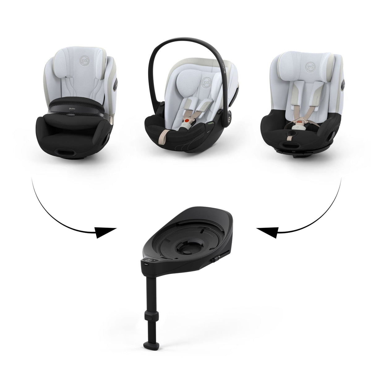 Cybex Cloud S Style Car Seat in Misty Grey Baby Car Seats