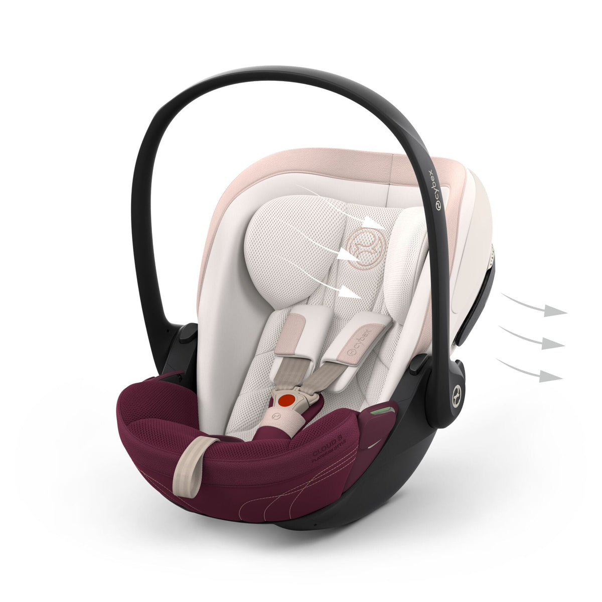 Cybex Cloud S Style Car Seat in Quartz Pink Baby Car Seats