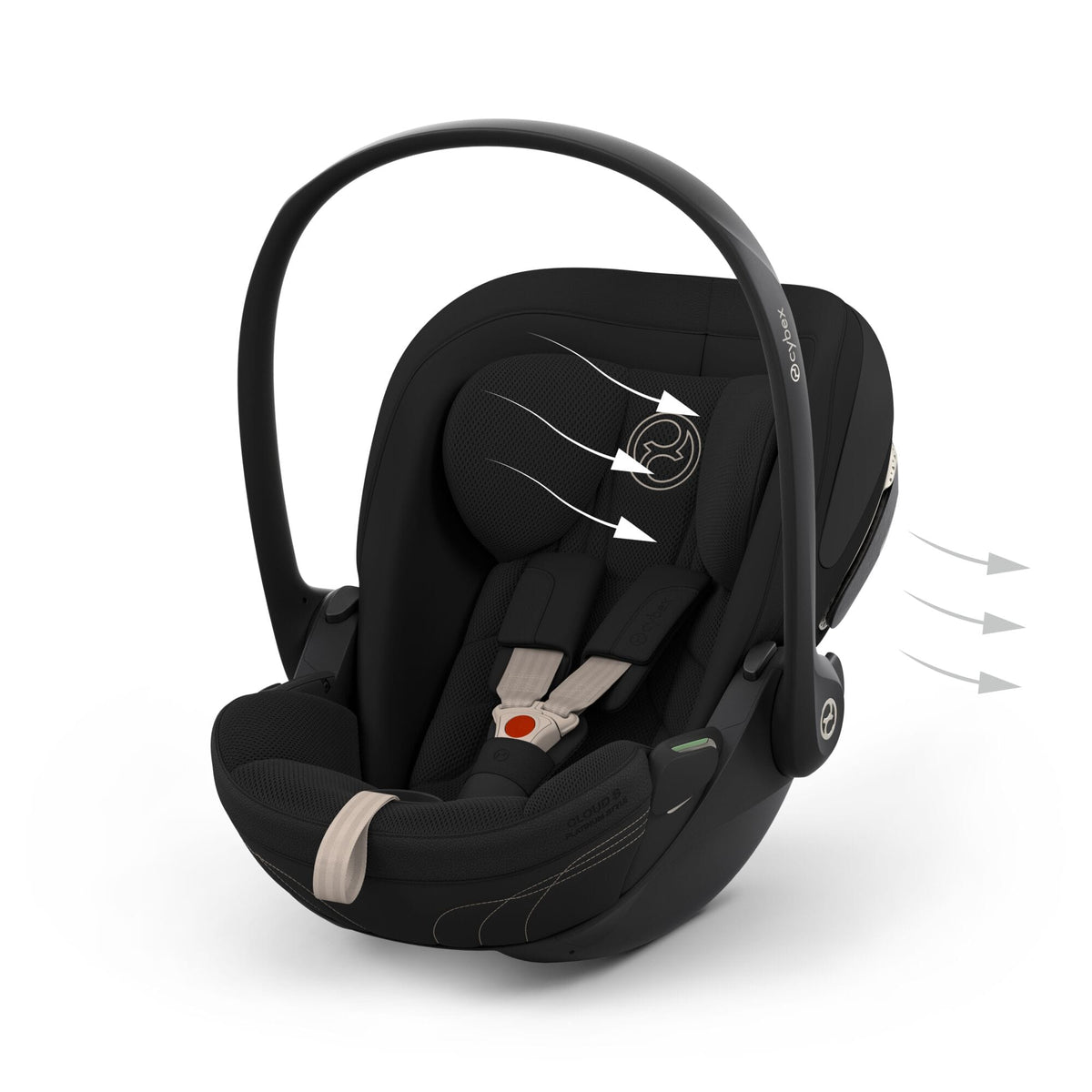 Cybex Cloud S Style Car Seat in Sepia Black Baby Car Seats